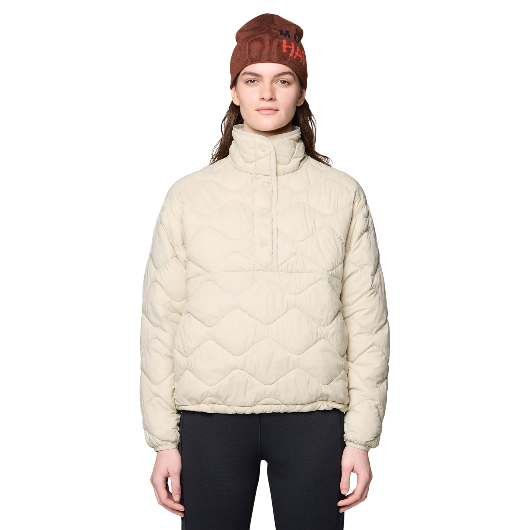 Mountain-Hardwear-Seek-Out-Snap-Neck-Pullover---Women-s-Fossil