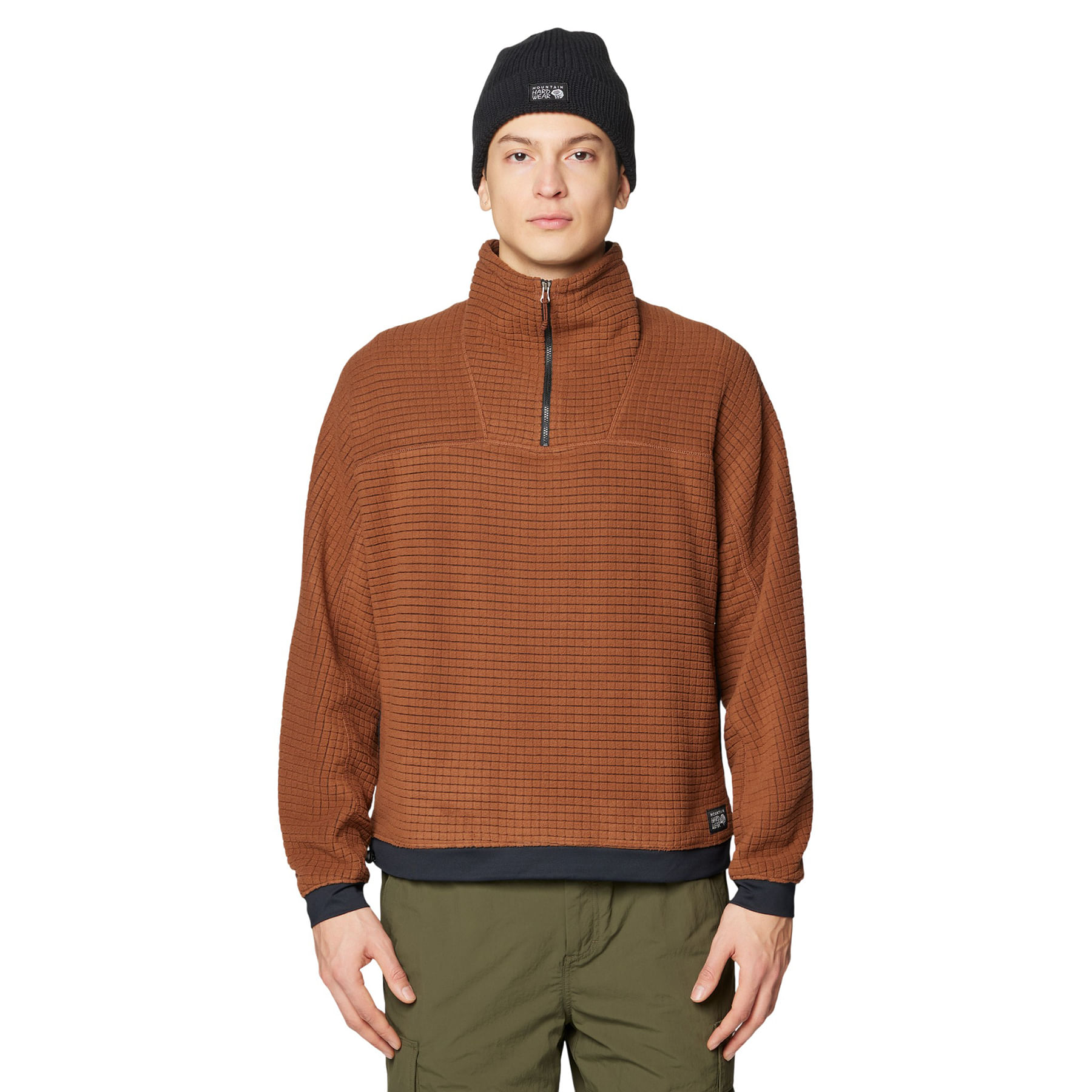 Mountain-Hardwear-Summit-Big-Grid-Half-Zip---Men-s-Cocoa-Brown