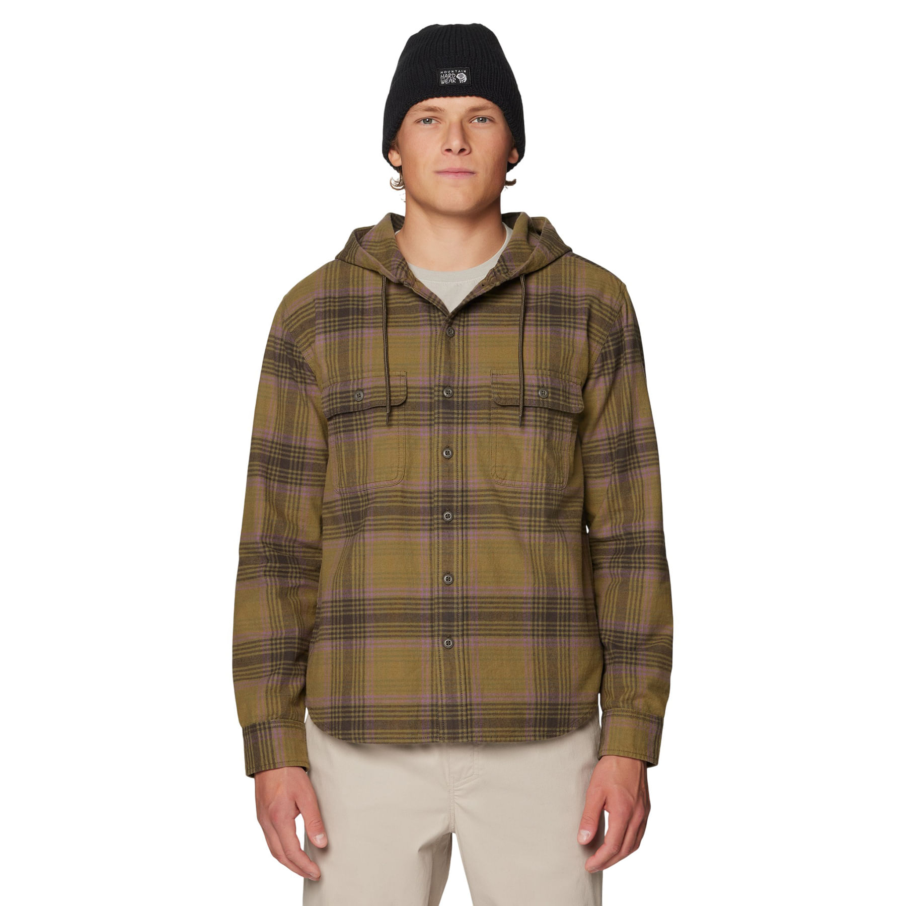 Mountain-Hardwear-Dusk-Creek-Long-Sleeve-Hooded-Shirt---Men-s-Ridgeline-Billy-Plaid