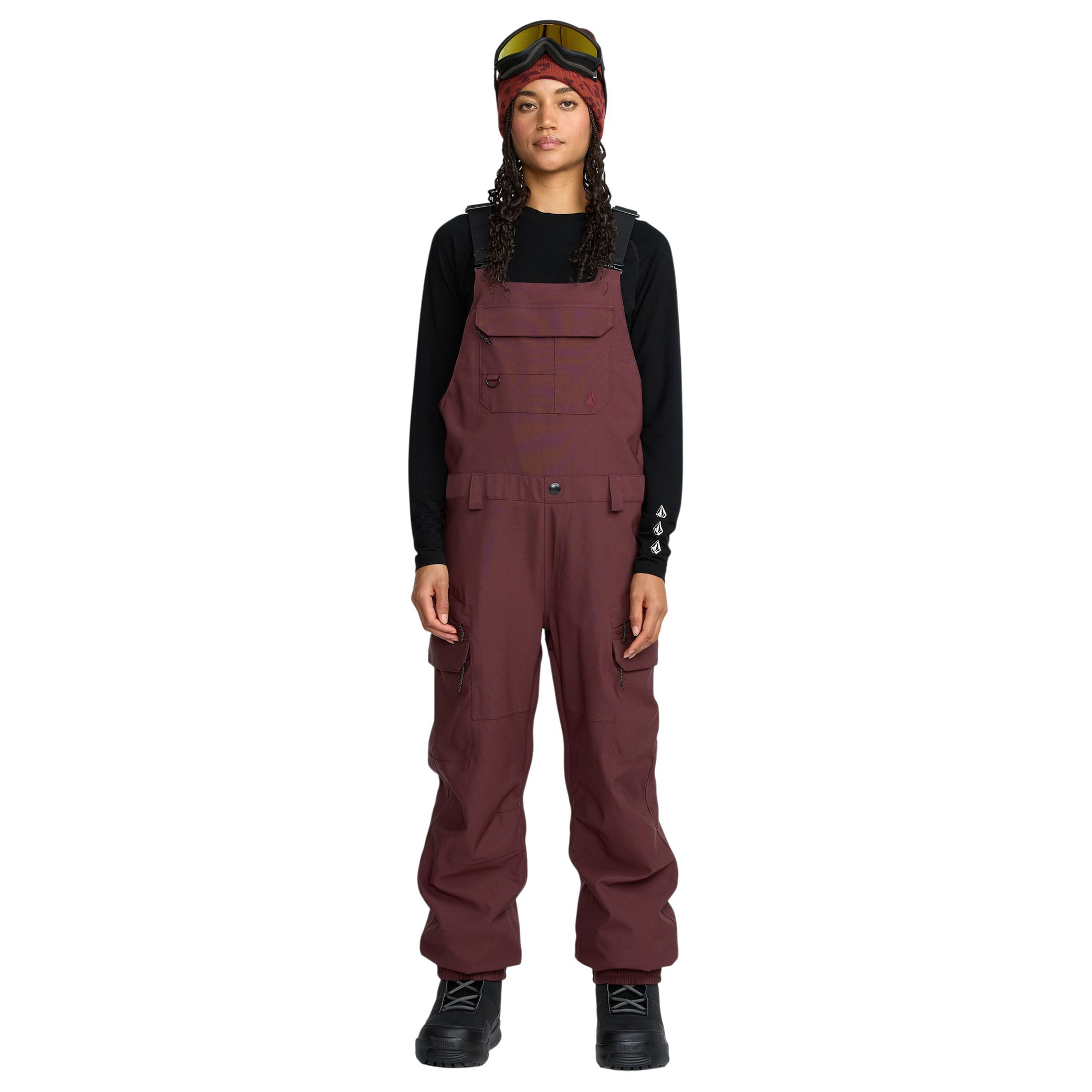 Volcom-Creston-3D-Stretch-Overall-Bib---Women-s-Oxblood