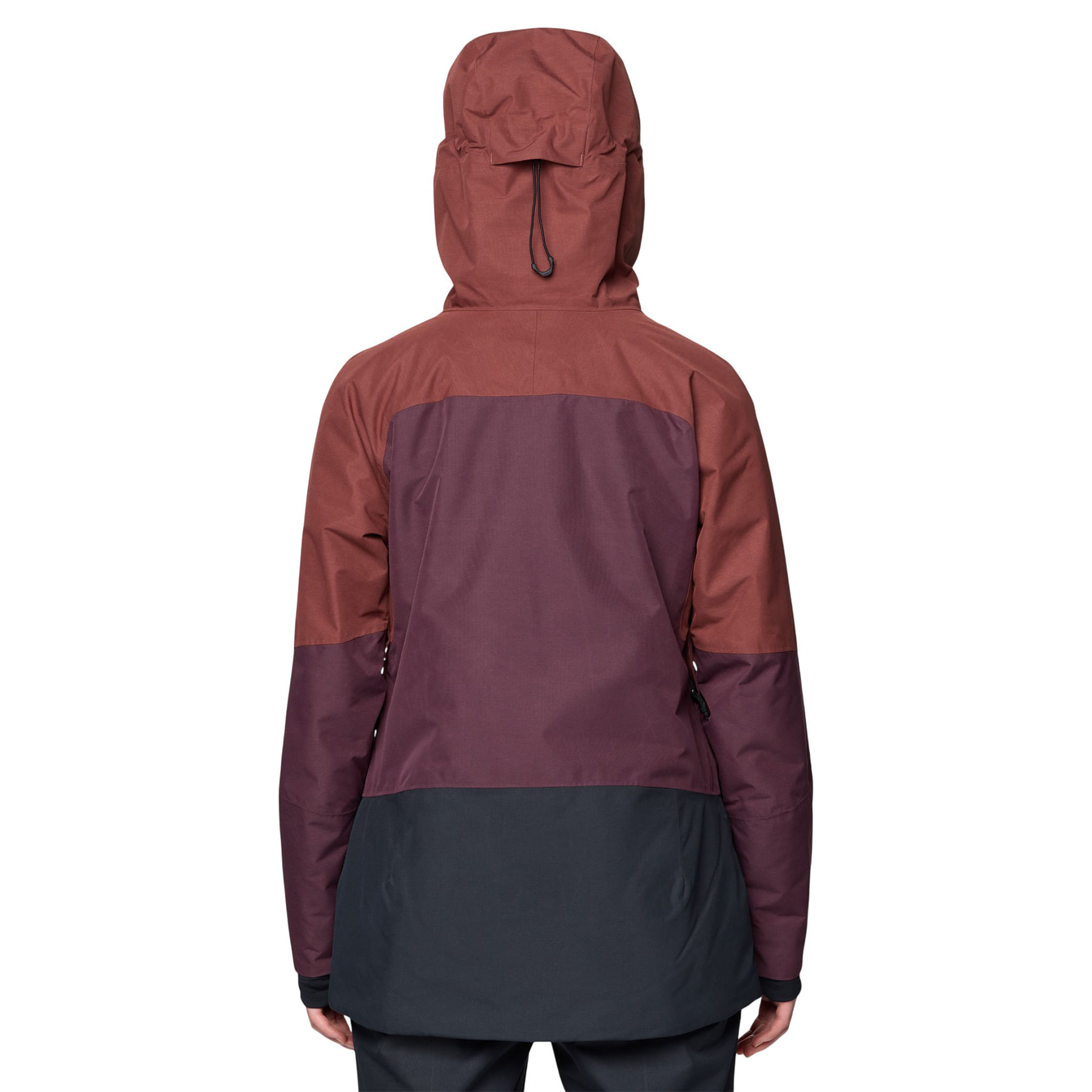 Mountain-Hardwear-Cloud-Bank-Gore-Tex-Jacket---Women-s-Bourbon-Brown---Blackberry---Black