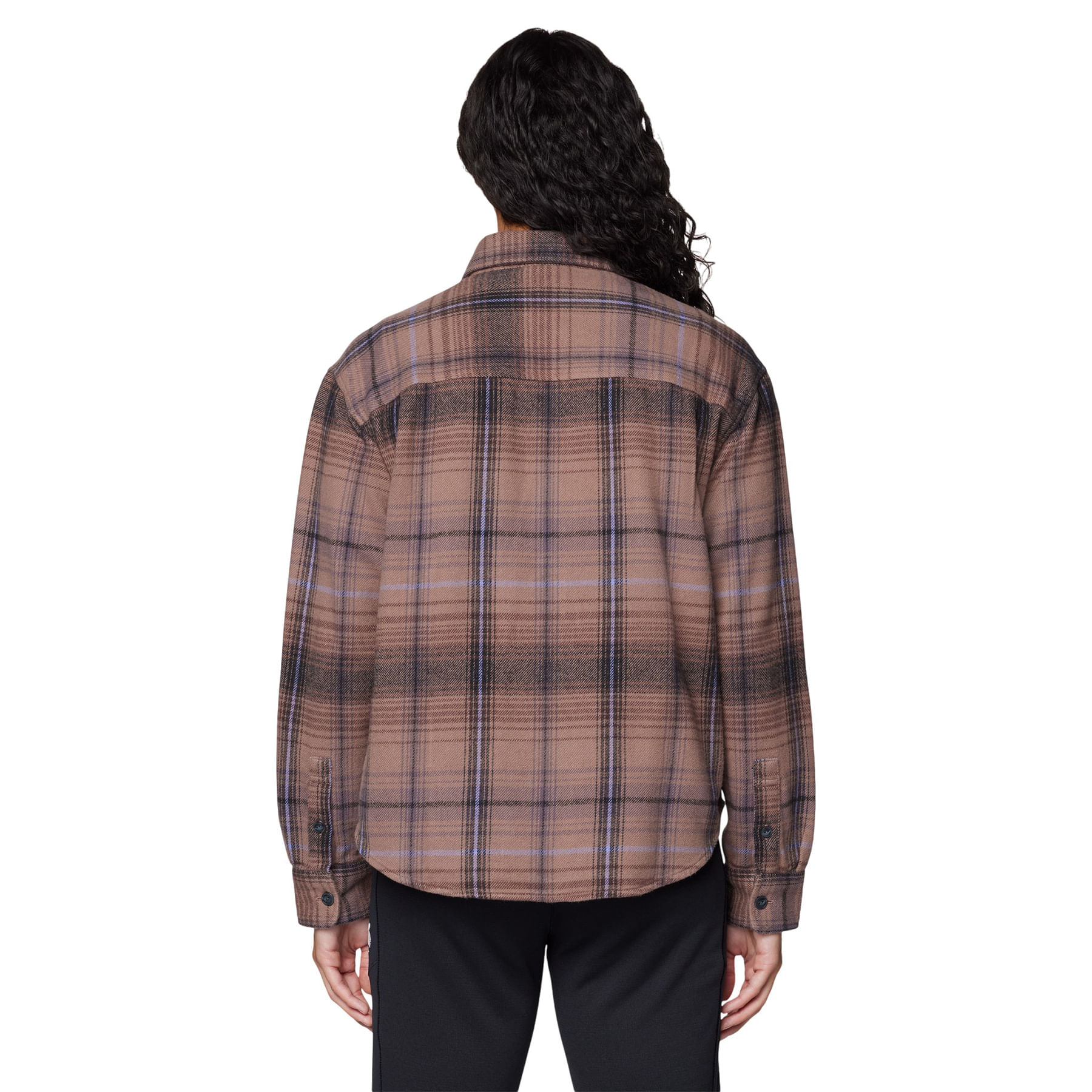 Mountain-Hardwear-Plusher-Long-Sleeve-Flannel-Shirt---Women-s-Wild-Taupe-Wyoming-Plaid