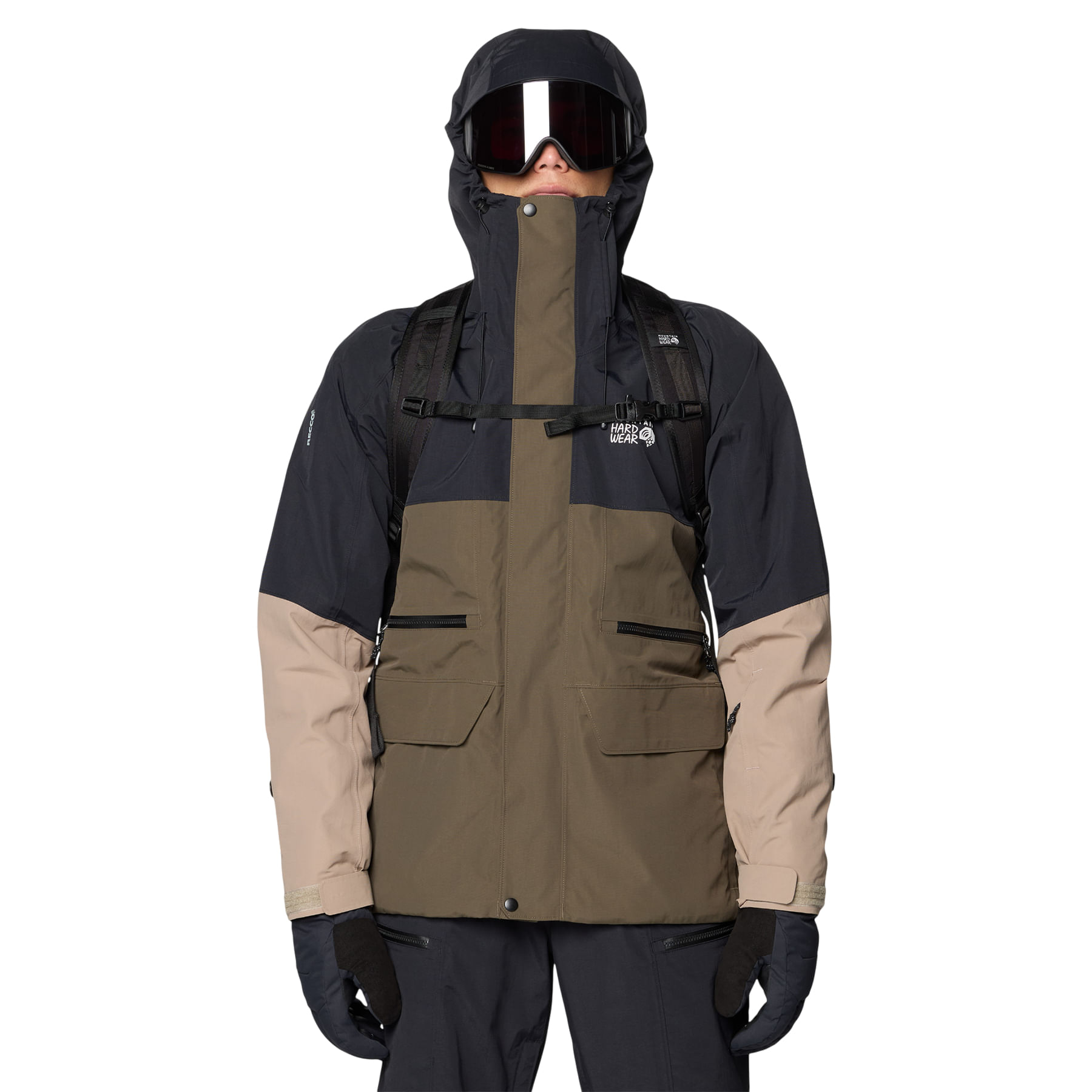 Mountain-Hardwear-First-Tracks-Jacket---Men-s-Ridgeline---Dunes---Black