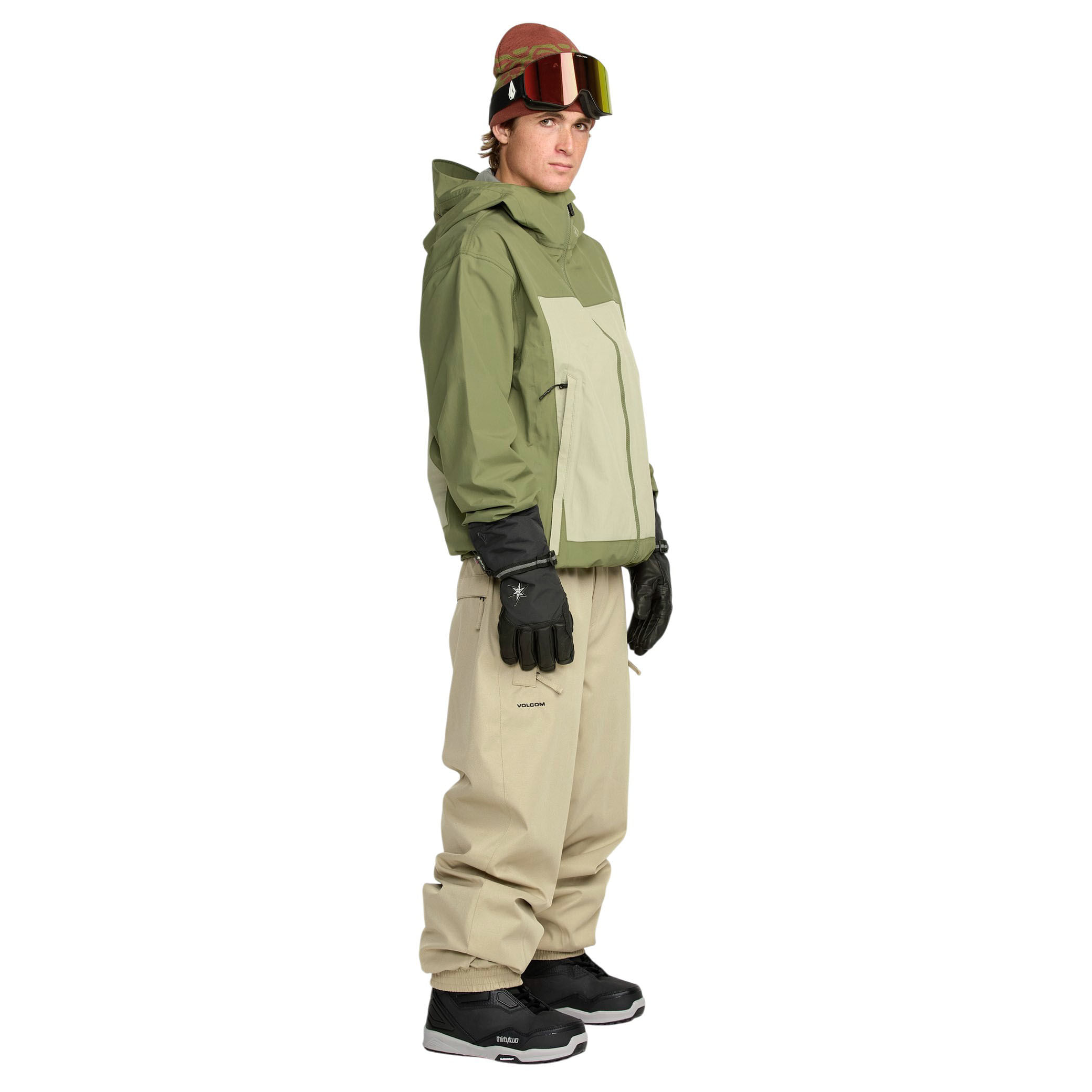 Volcom-Arthur-20K-Pant---Men-s-Moss-Green