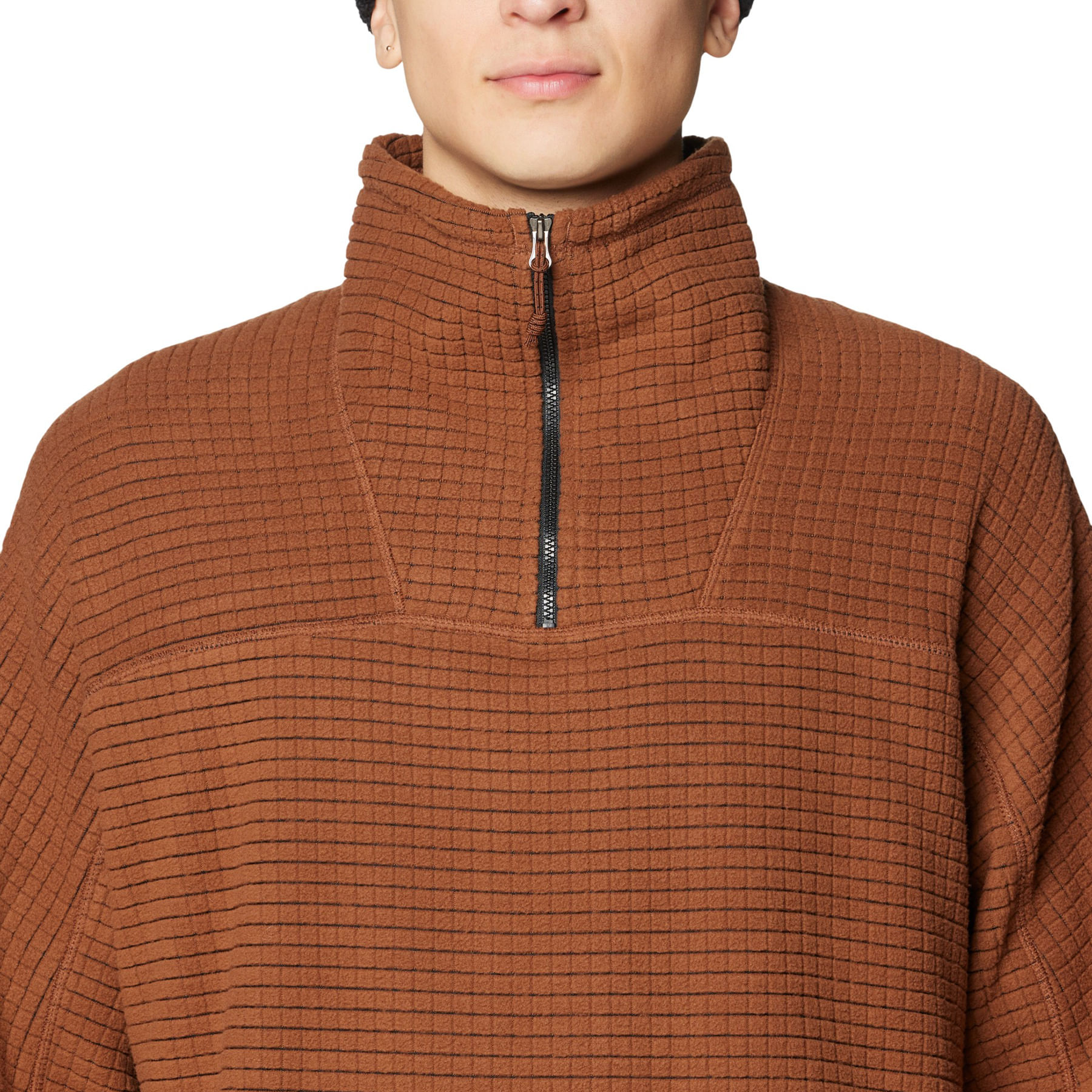Mountain-Hardwear-Summit-Big-Grid-Half-Zip---Men-s-Cocoa-Brown