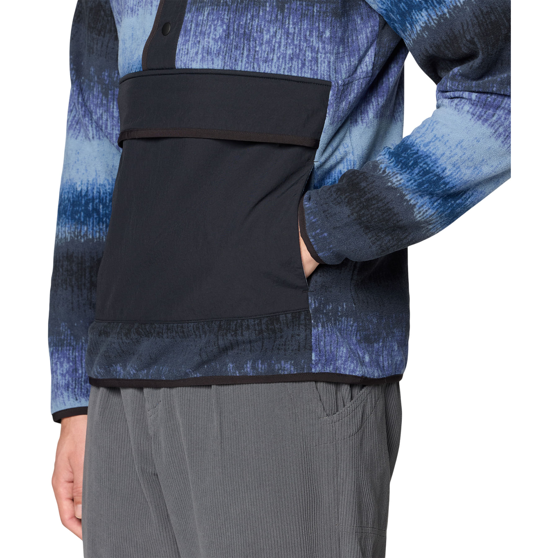 Mountain-Hardwear-Microchill-Snap-Pullover---Men-s-Lapis-Dusk-Gradient-Stripe