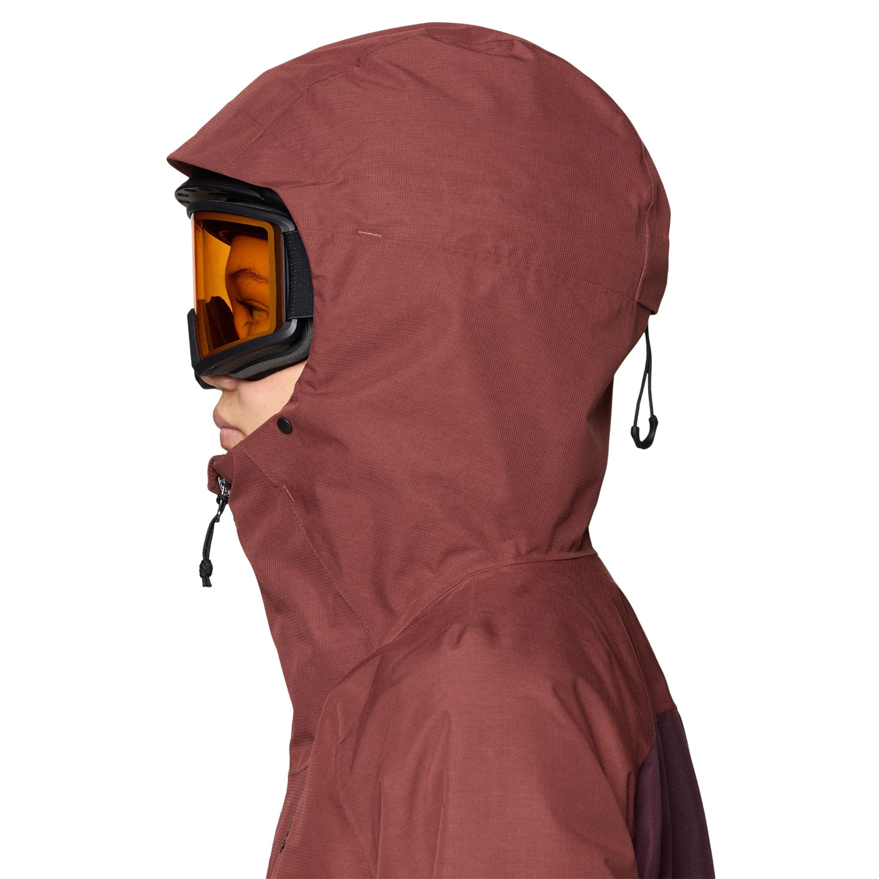 Mountain-Hardwear-Cloud-Bank-Gore-Tex-Jacket---Women-s-Bourbon-Brown---Blackberry---Black