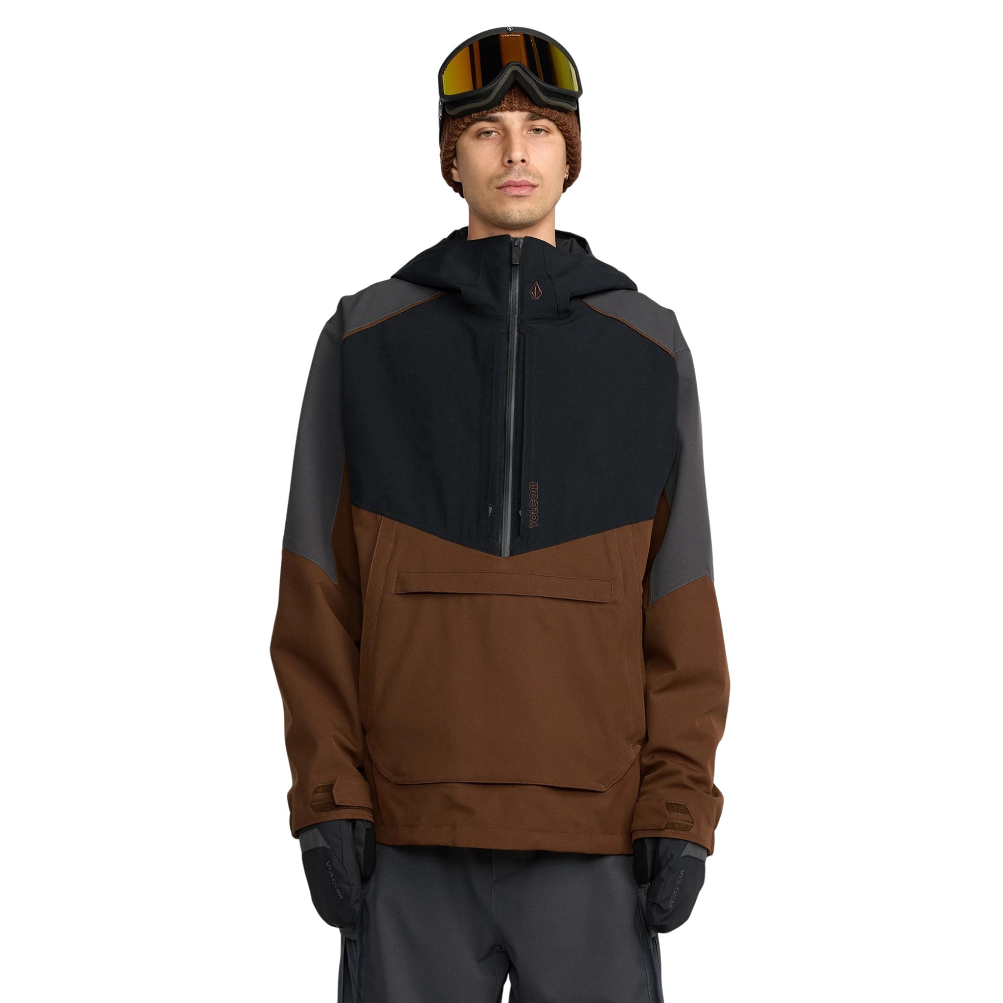 Volcom-Brighton-Pullover-Jacket---Men-s-Brown