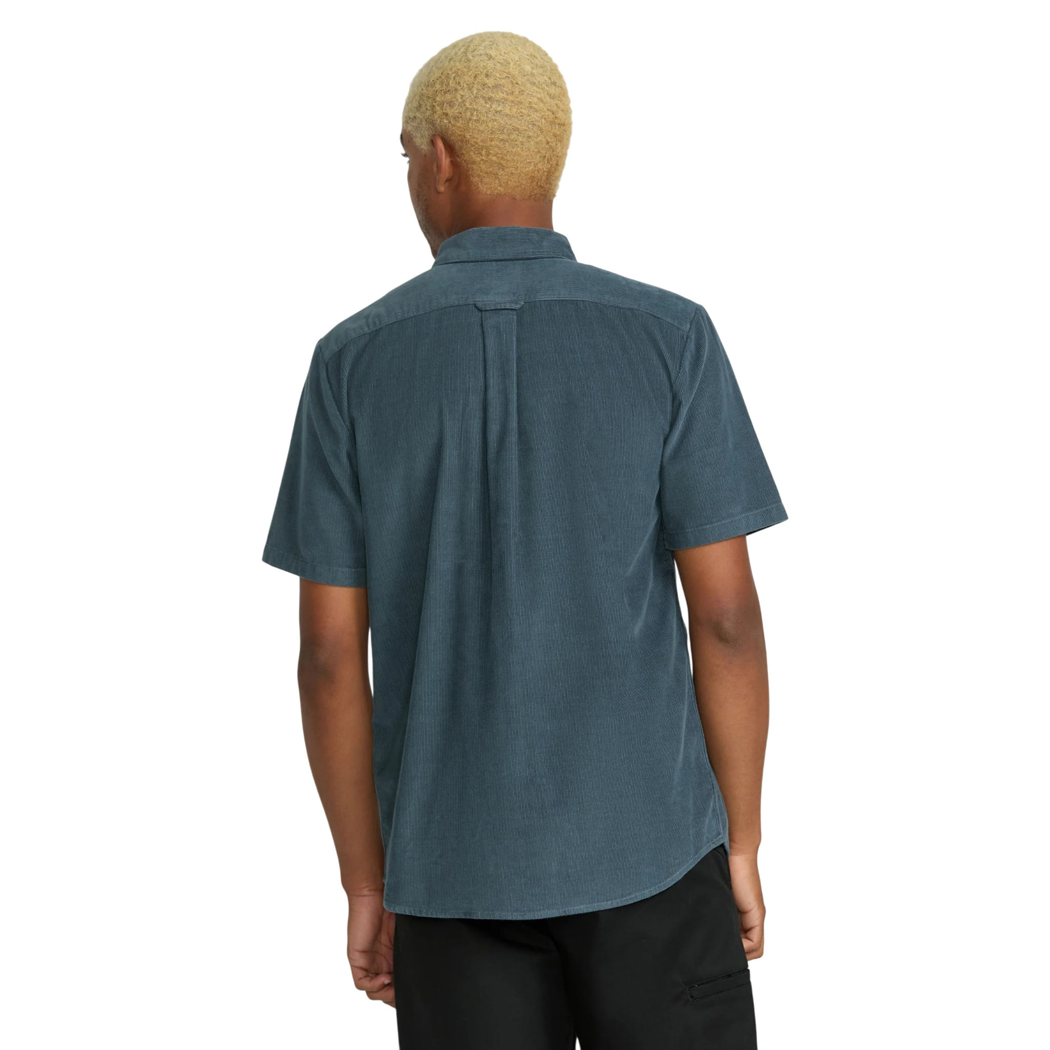 Volcom-Date-Knight-Short-Sleeve-Shirt---Men-s-Blue-Wash
