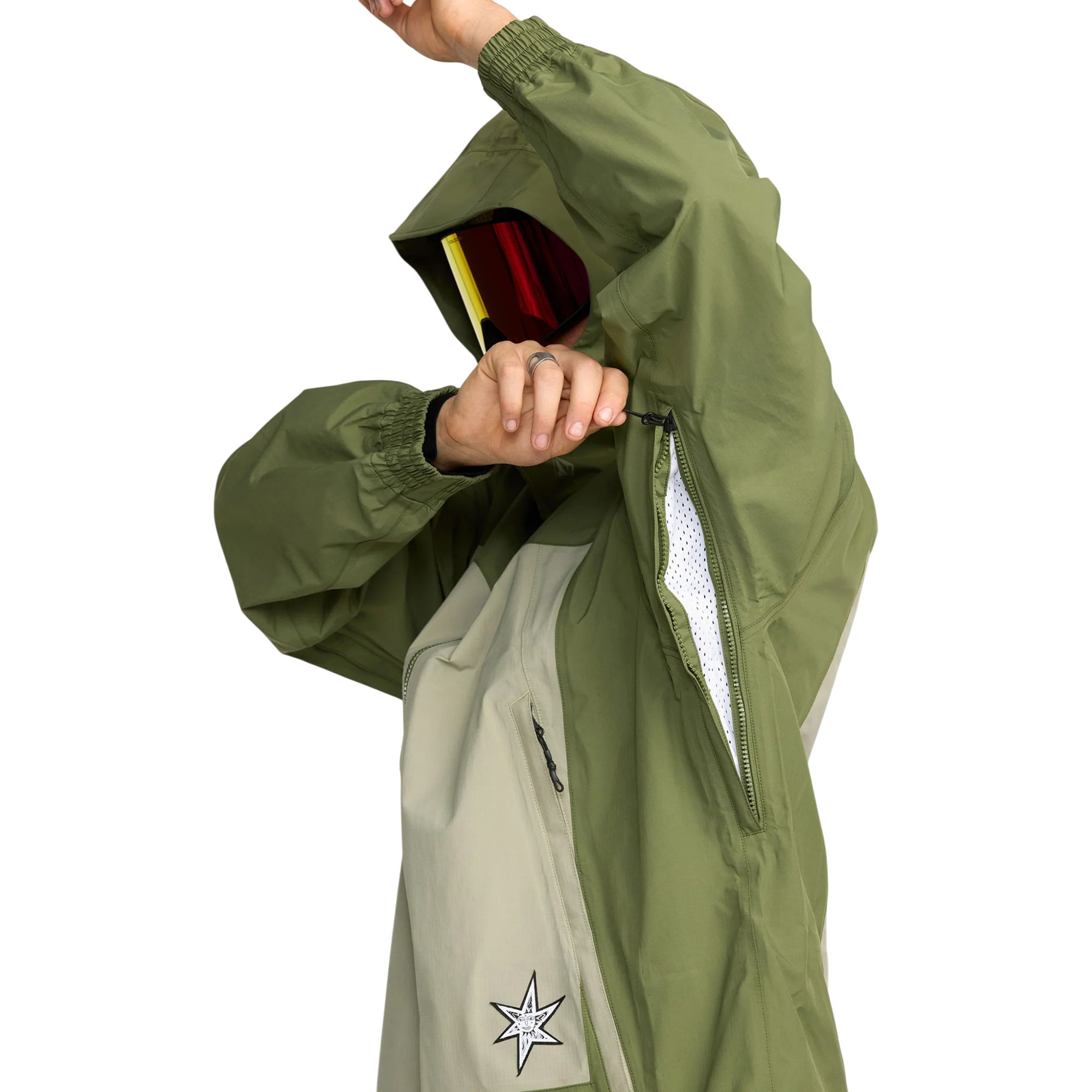 Volcom-Arthur-3L-Jacket---Men-s-Dark-Olive