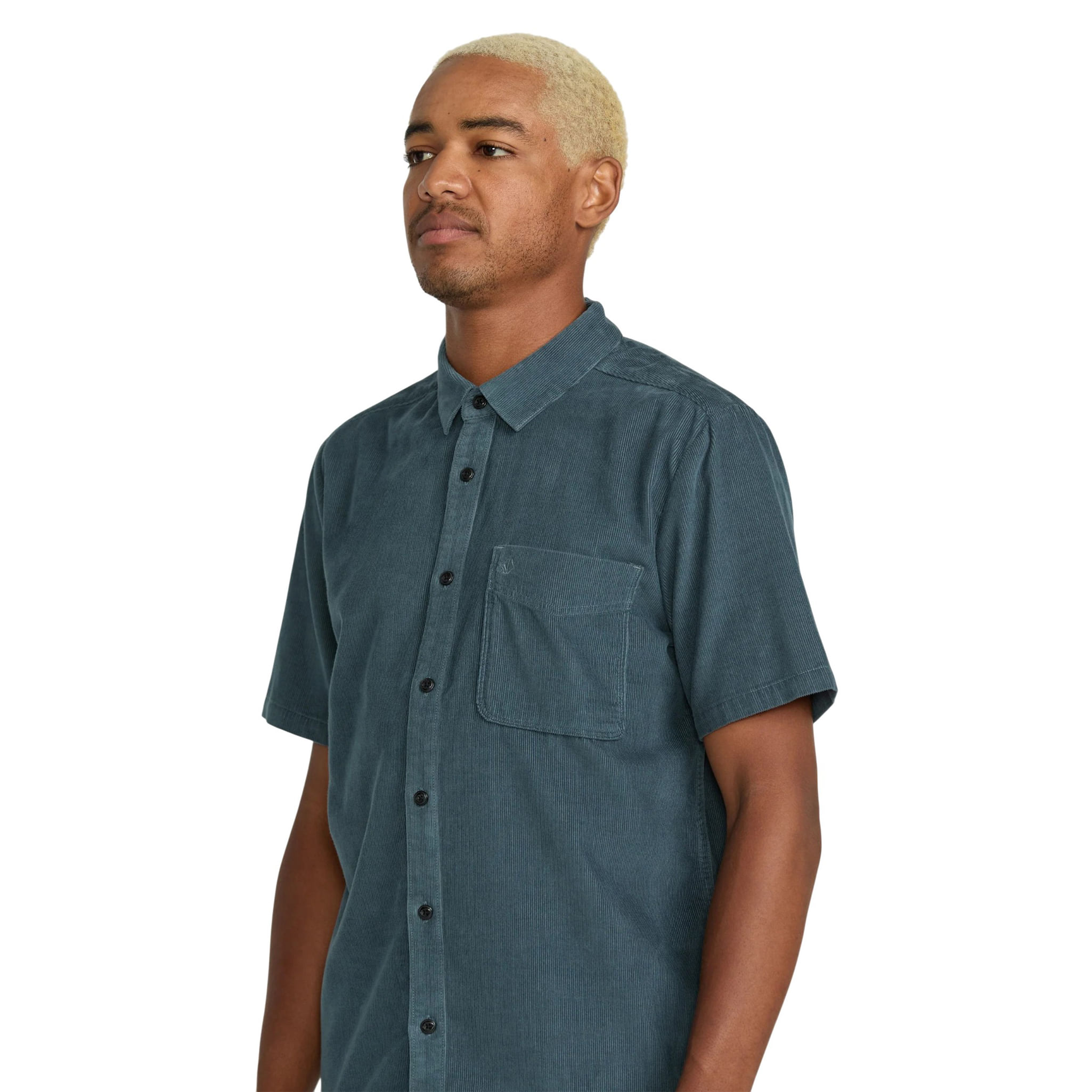Volcom-Date-Knight-Short-Sleeve-Shirt---Men-s-Blue-Wash