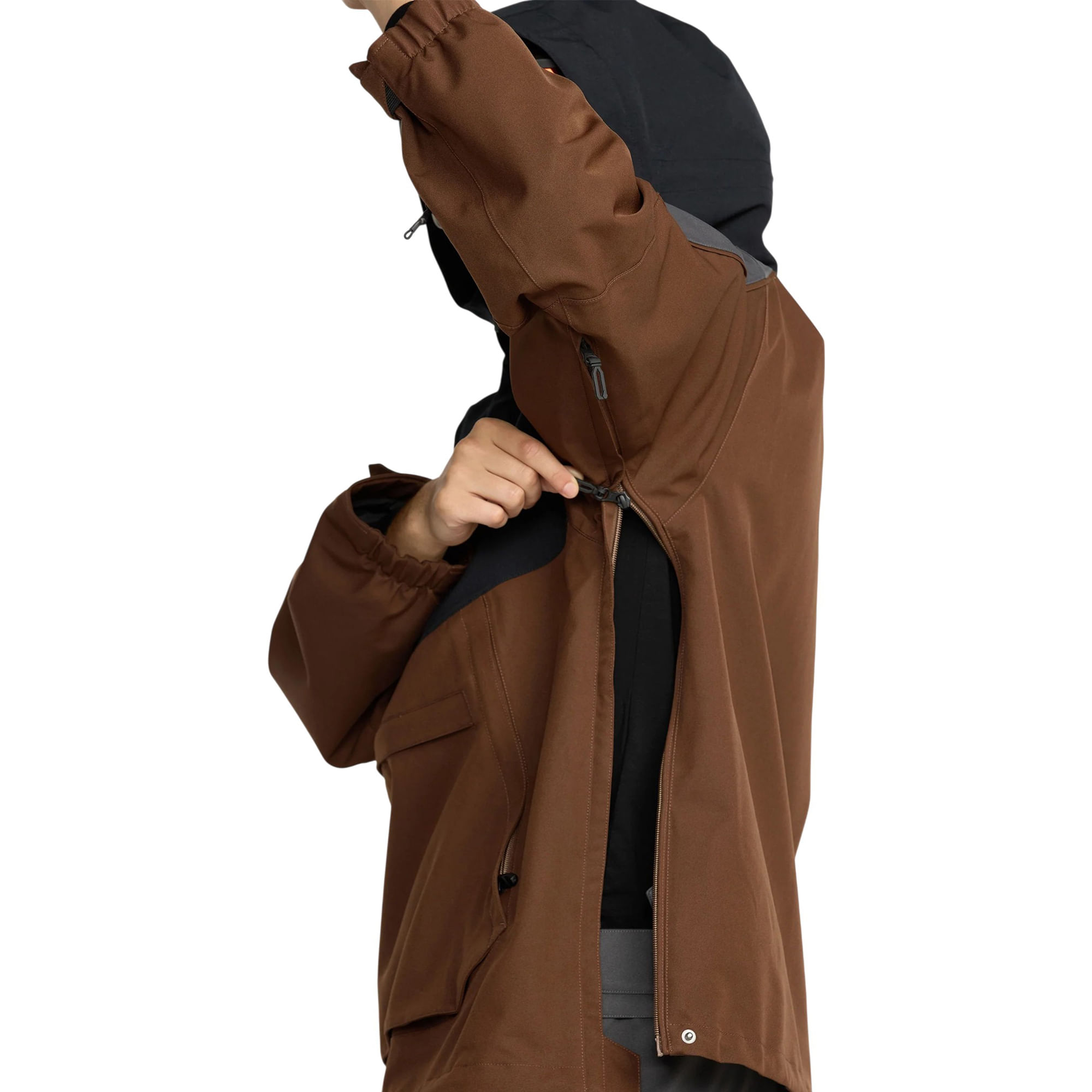 Volcom-Brighton-Pullover-Jacket---Men-s-Brown