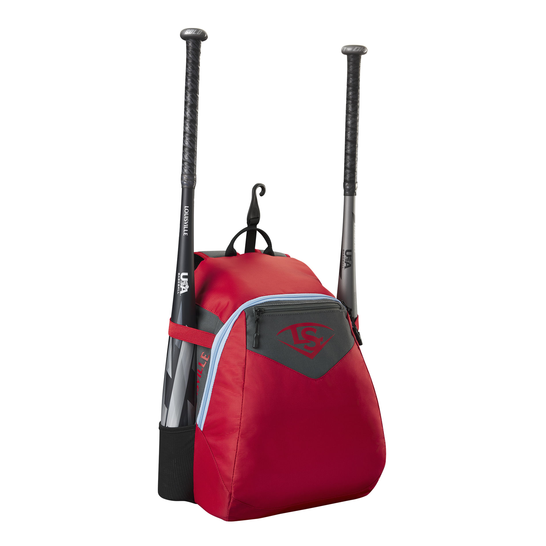 Louisville-Slugger-Genuine-V2-Bat-Backpack---Youth-Scarlet
