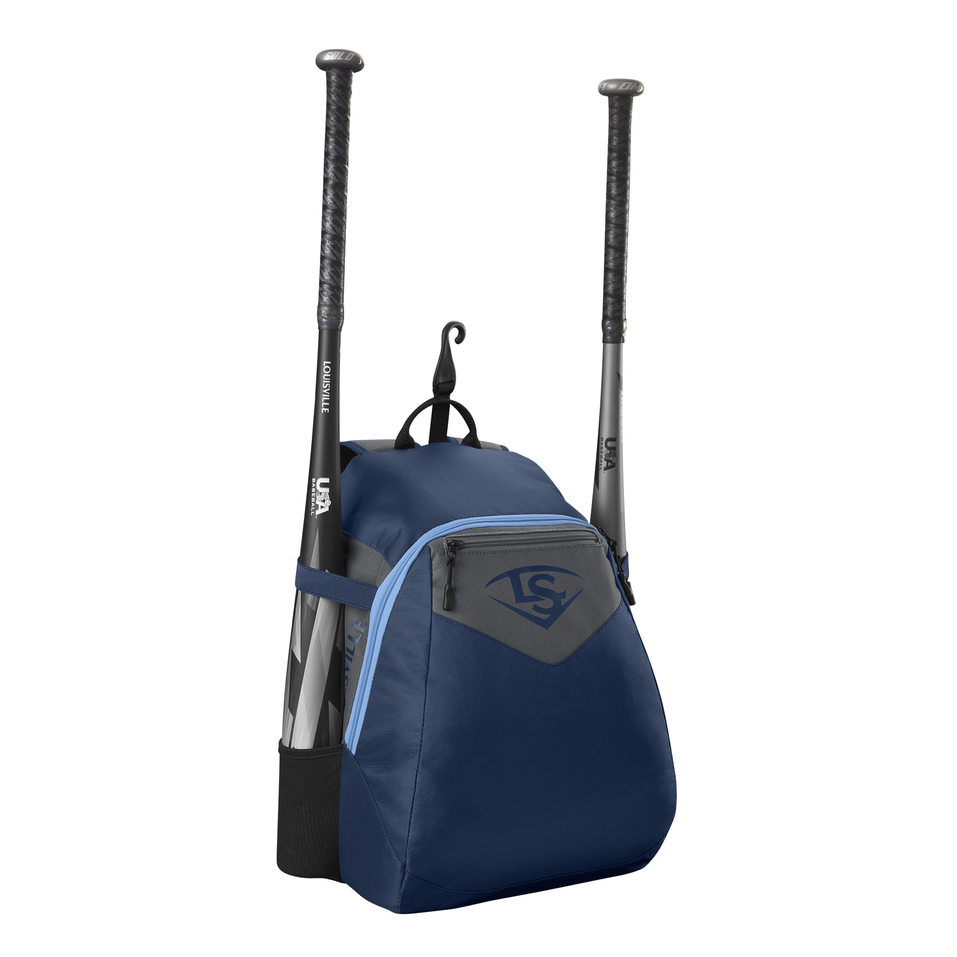 Louisville-Slugger-Genuine-V2-Bat-Backpack---Youth-Navy