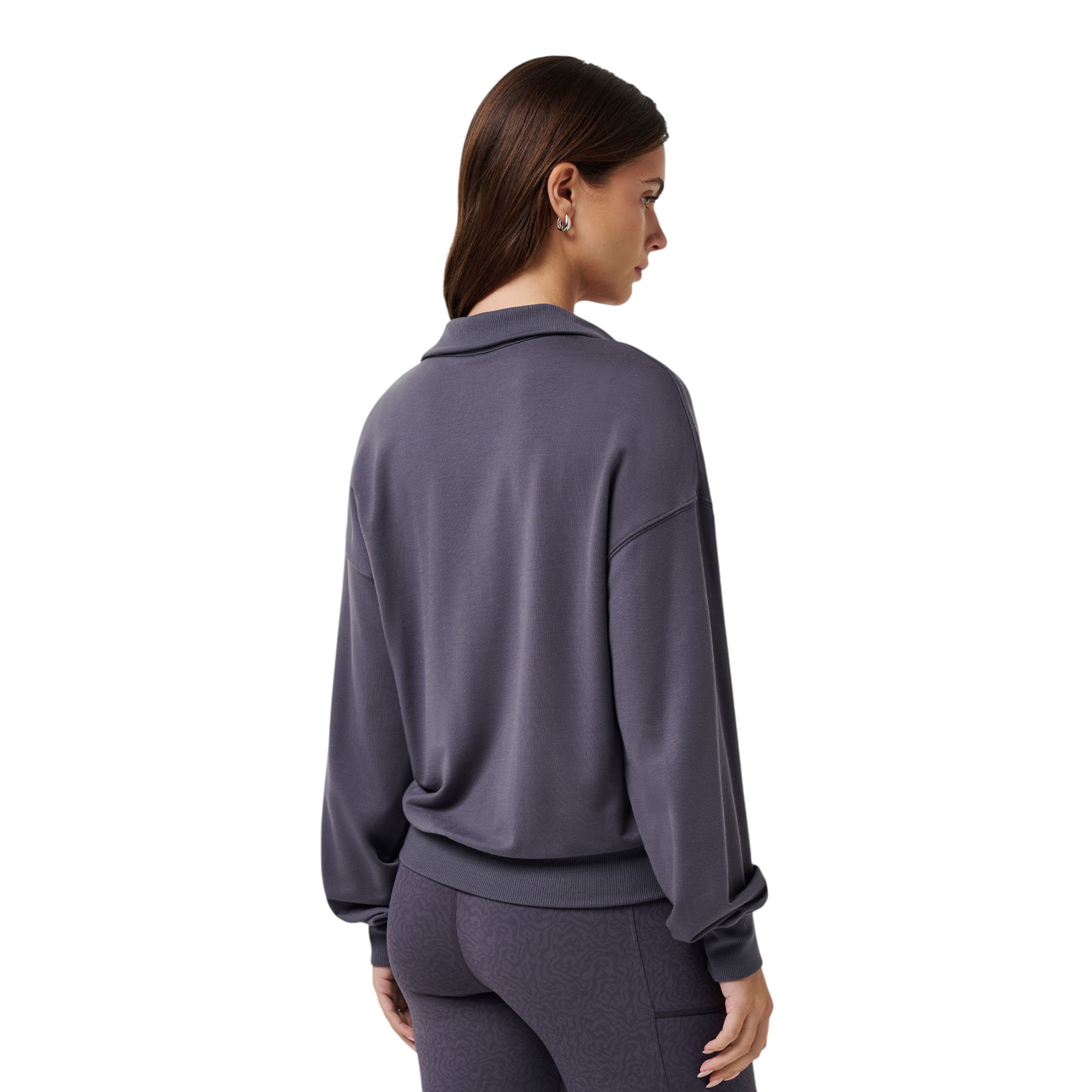 TravisMathew-Cloud-Terry-Long-Sleeve-Shirt---Women-s-Graystone