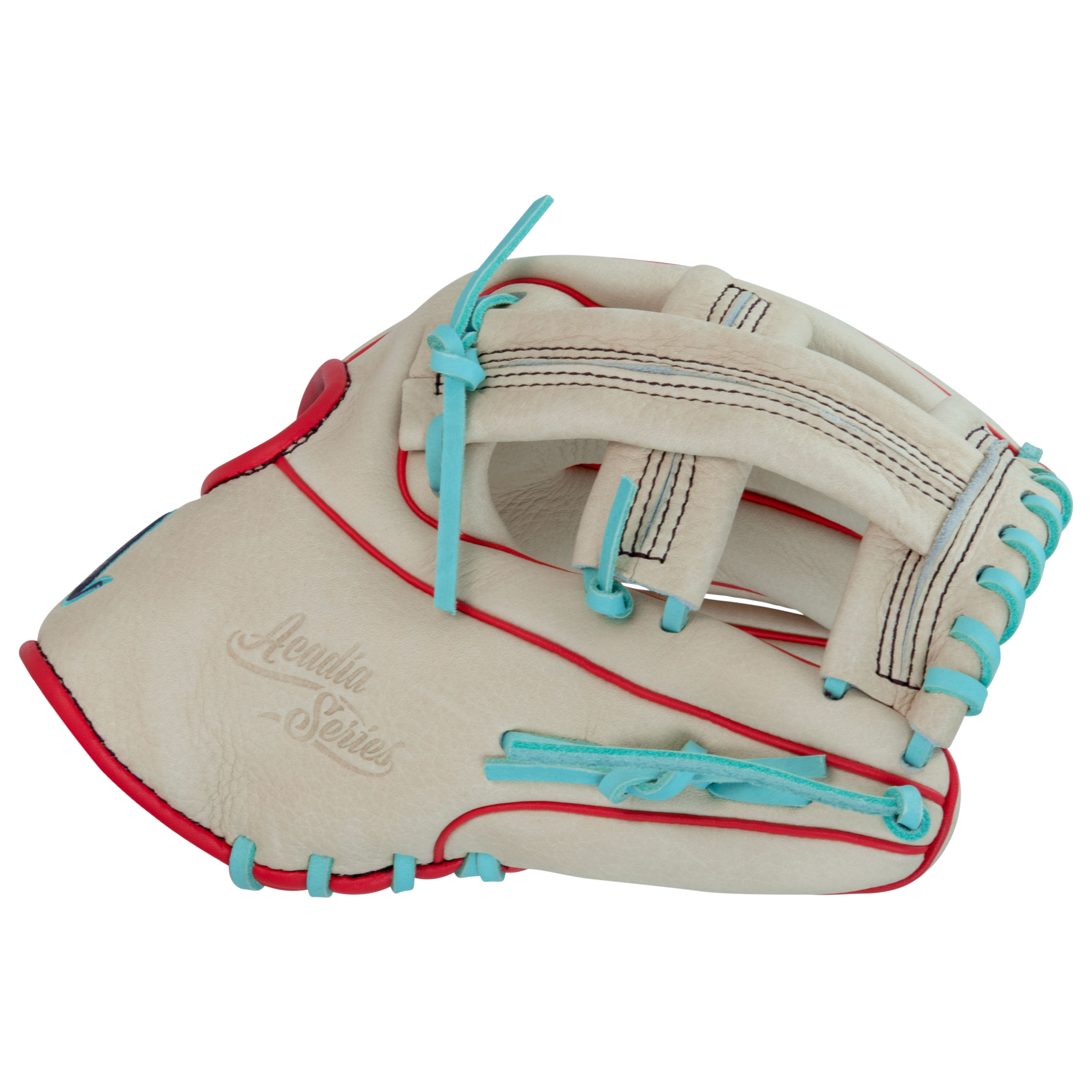 Marucci-Acadia-V3-43A4-Single-Post-Baseball-Glove---Kids--Camel---Red---Mint