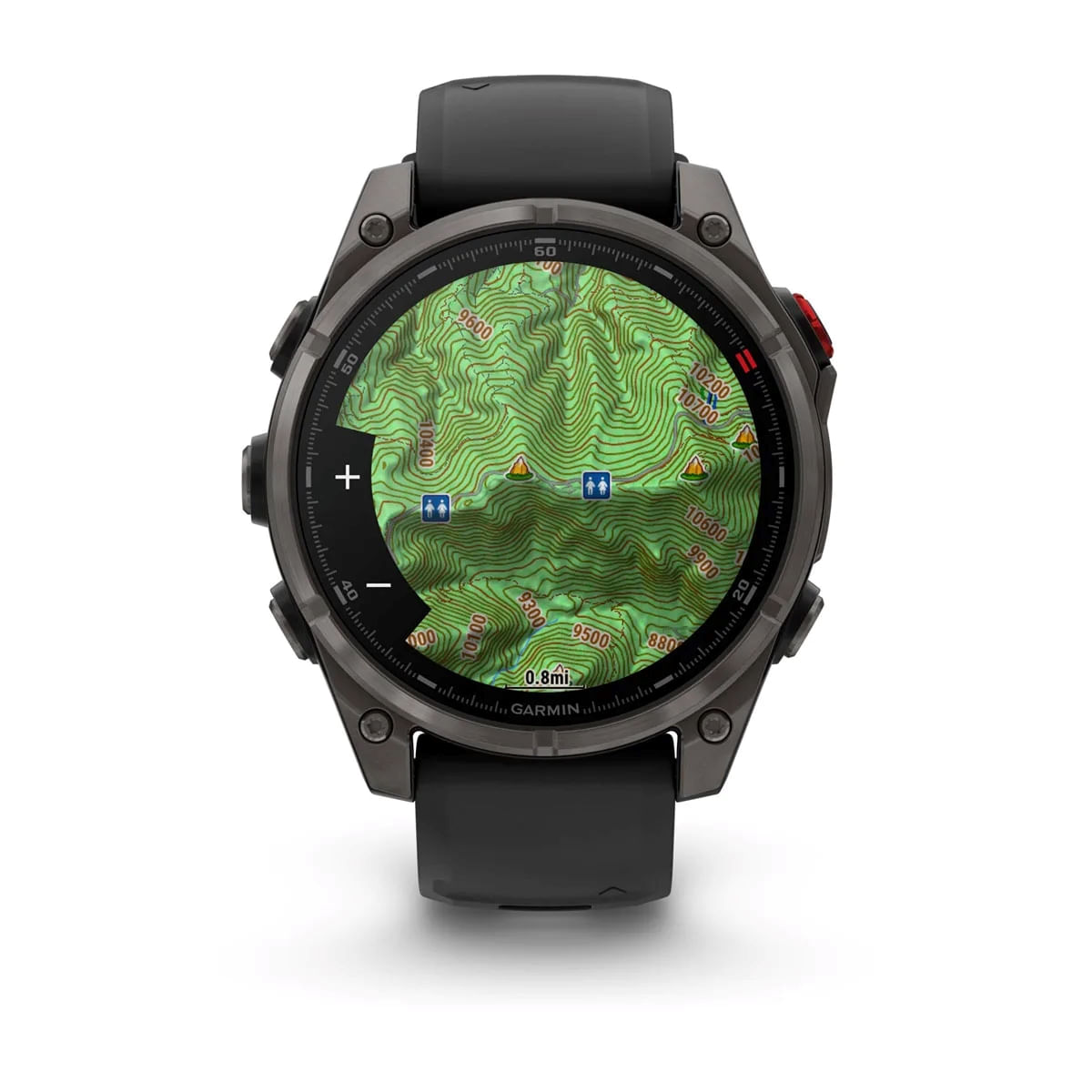 Garmin-Fenix-8-Pro-AMOLED-GPS-Watch-Carbon-Gray-Dlc-Titanium-With-Black---Pebble-Gray-Band