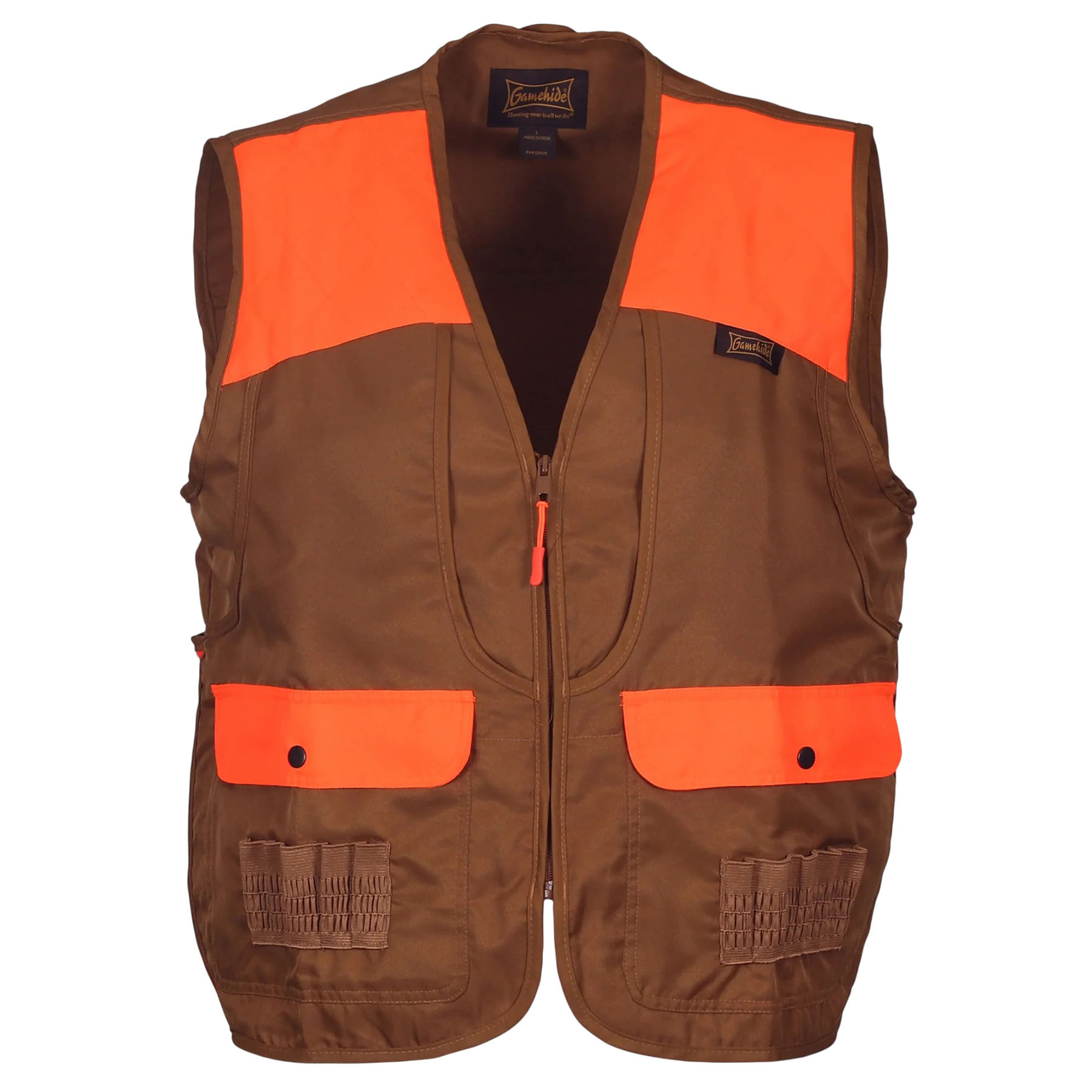 Gamehide-Front-Loader-Vest---Men-s-BRWN-ORG