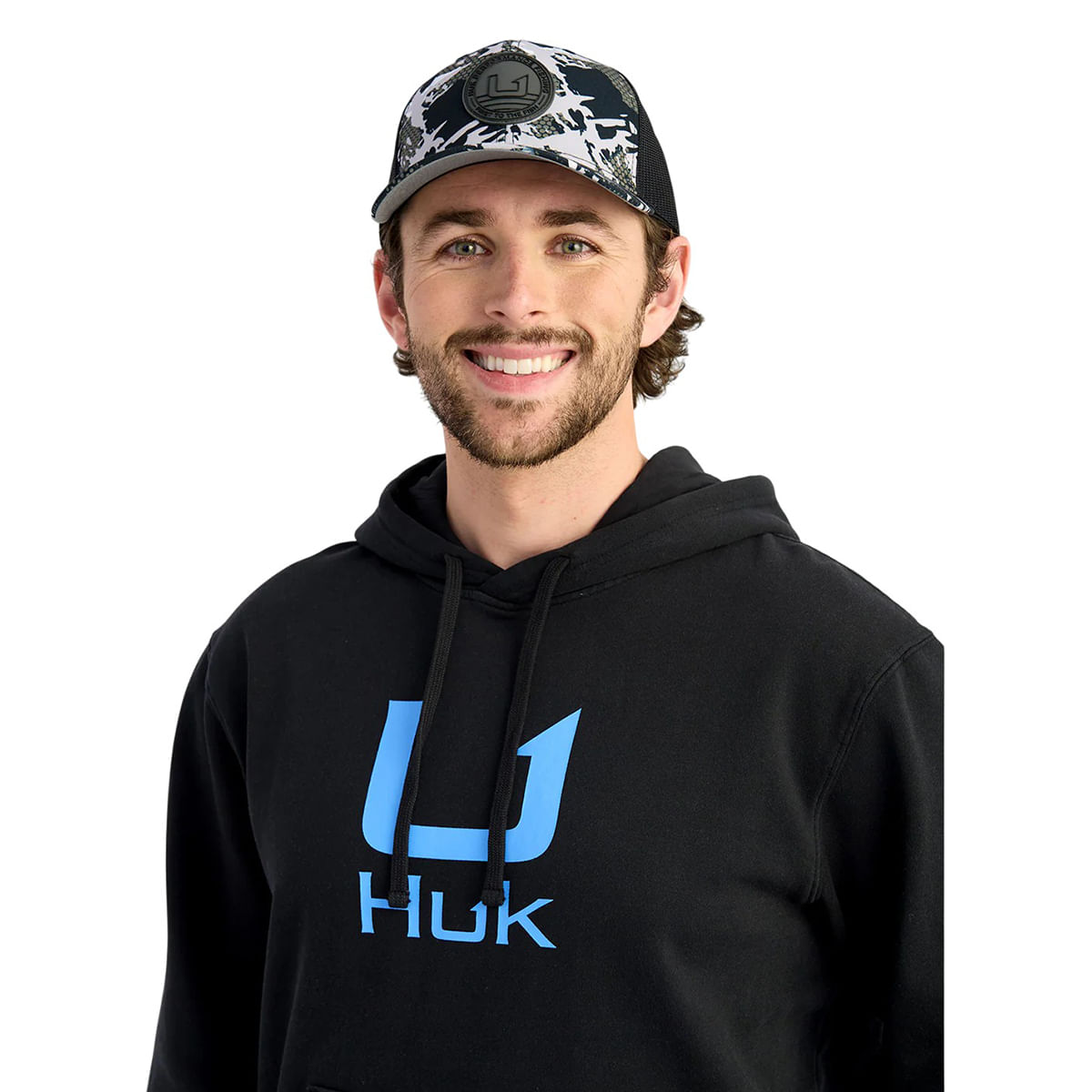 Huk-Barb-U-Cotton-Fleece-Hoodie---Men-s-Black