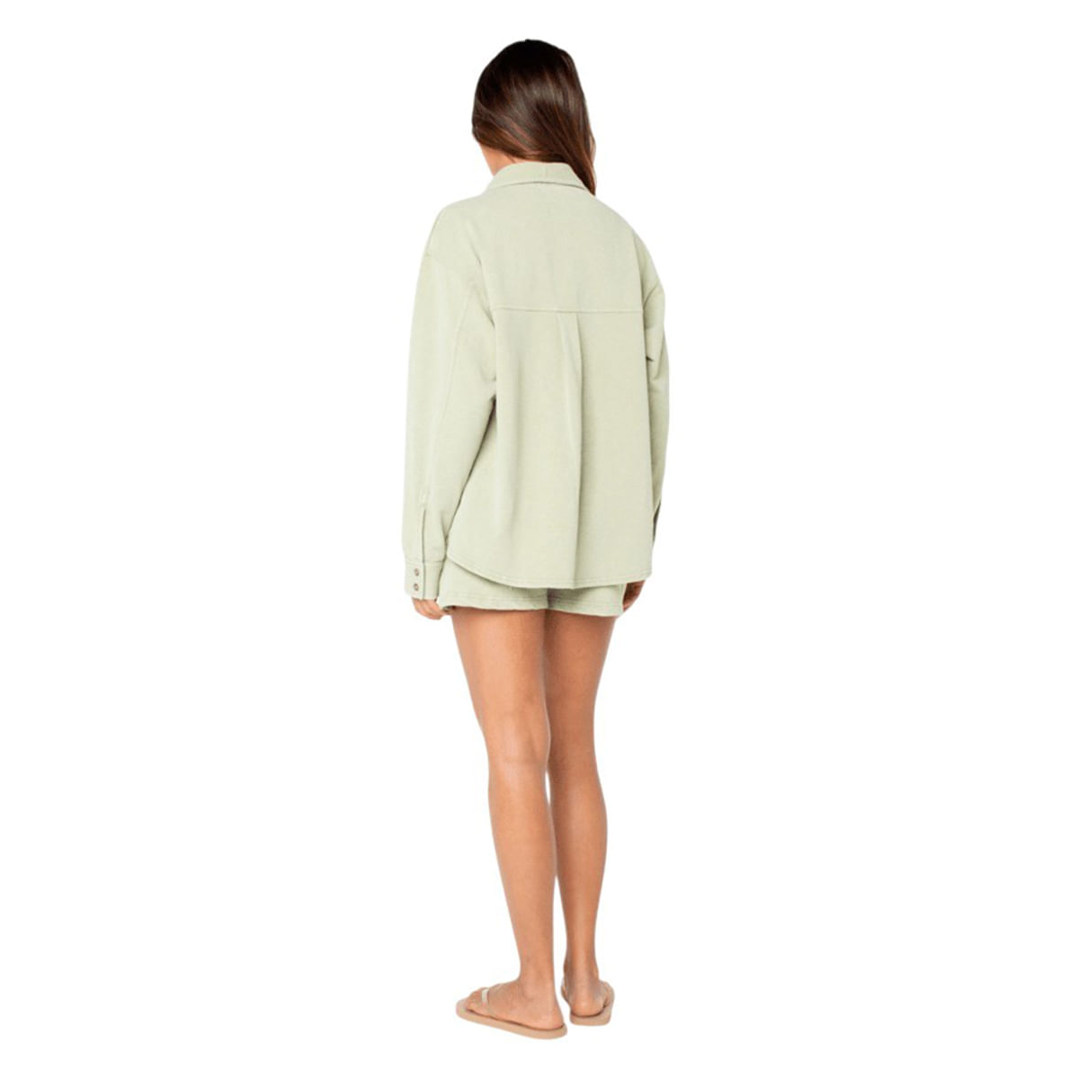 Roxy Dawn Light Long-Sleeve Button-Up Shirt - Women's - Sage Solid XS
