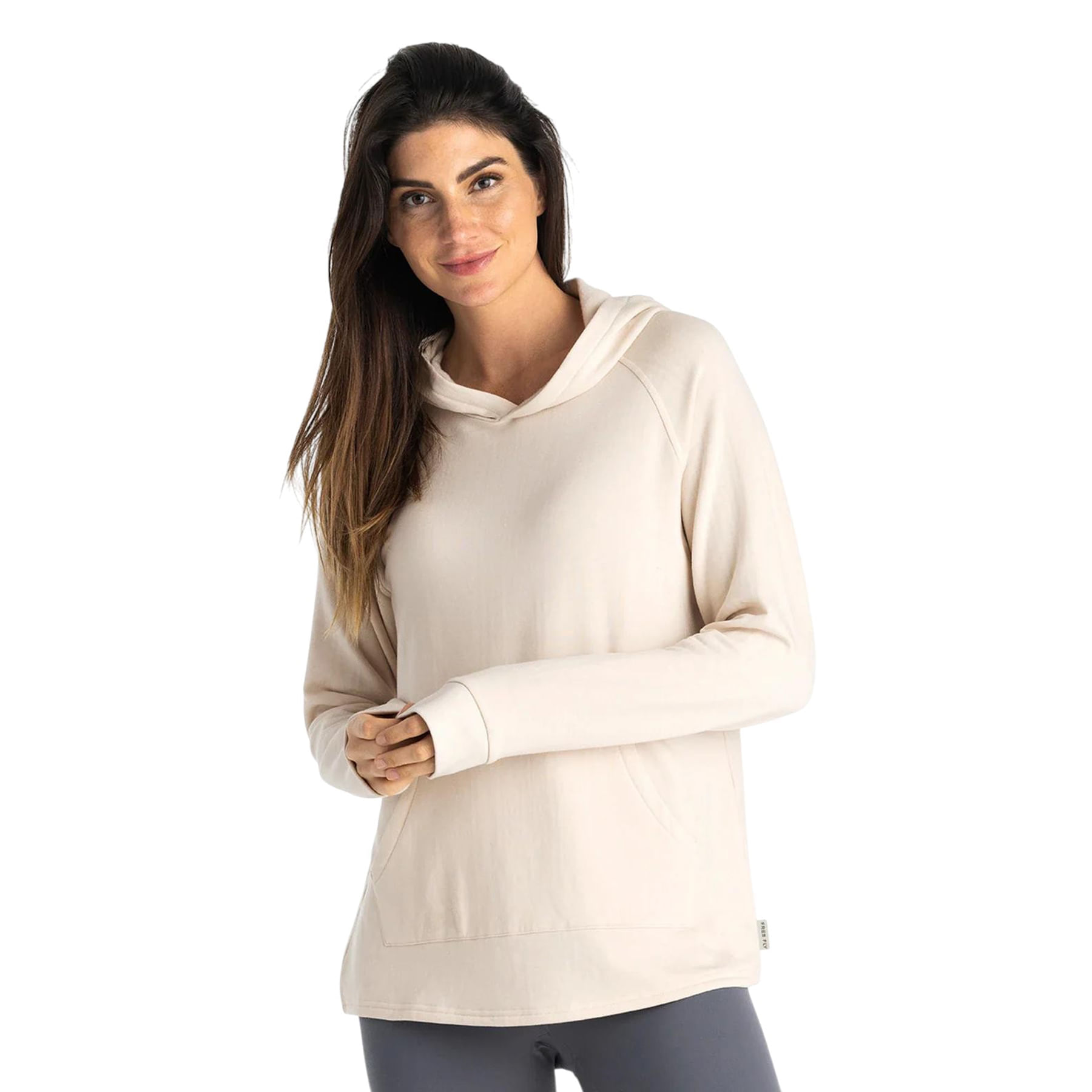 Free-Fly-Bamboo-Lightweight-Fleece-Hoodie---Women-s-Stone