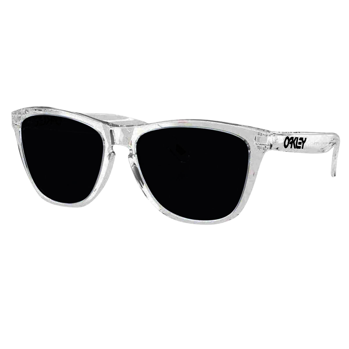 Oakley-Frogskin-Sunglasses-Clear---Grey