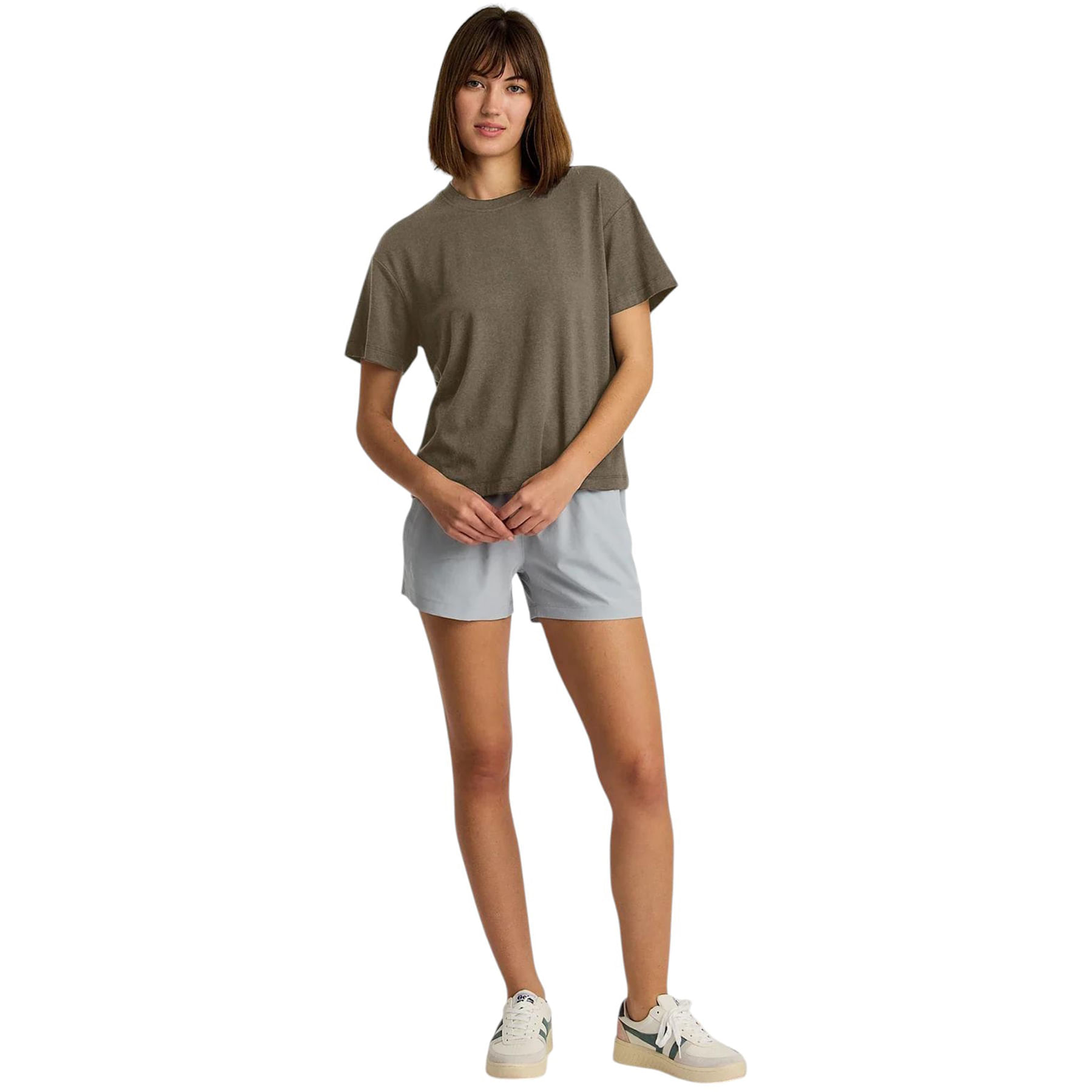 Free Fly Bamboo Current Boxy T-Shirt - Women's - Fatigue XS