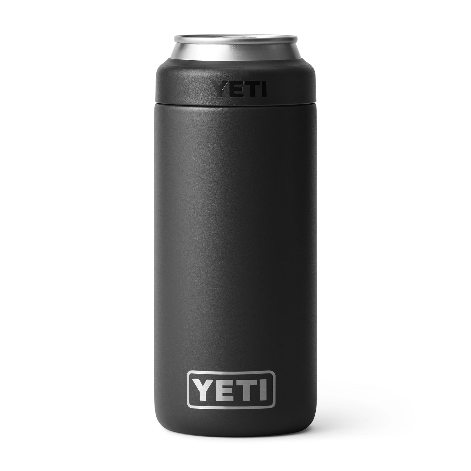 YETI-Rambler-Colster-Slim-12-oz-Can-Cooler-Black