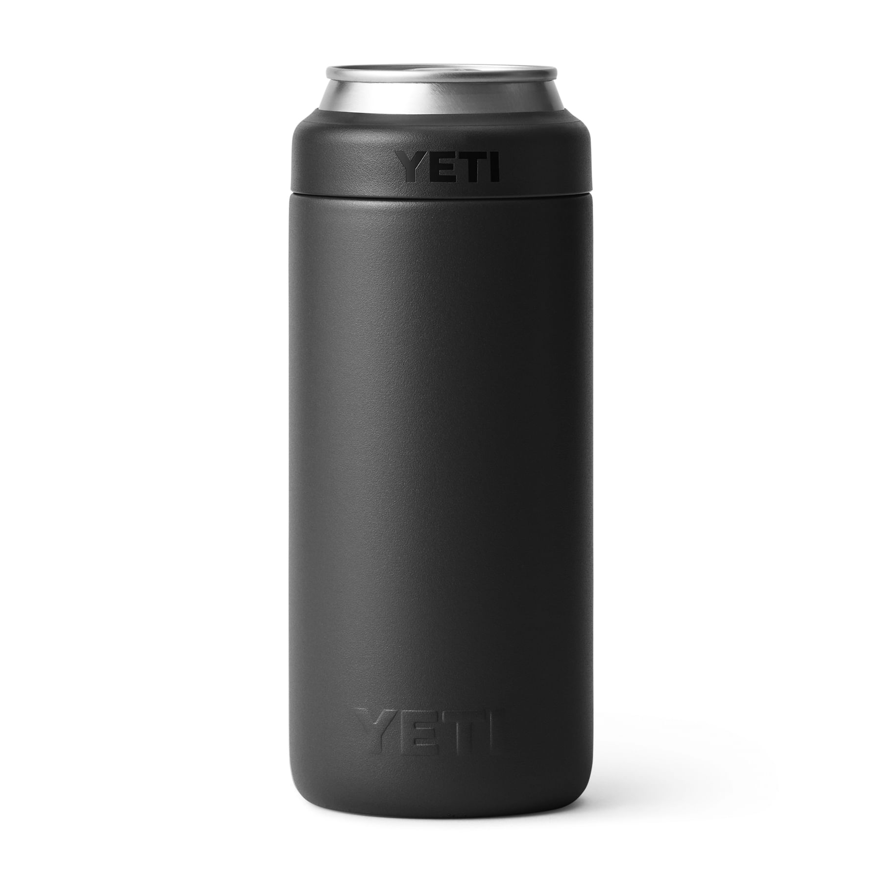 YETI-Rambler-Colster-Slim-12-oz-Can-Cooler-Black