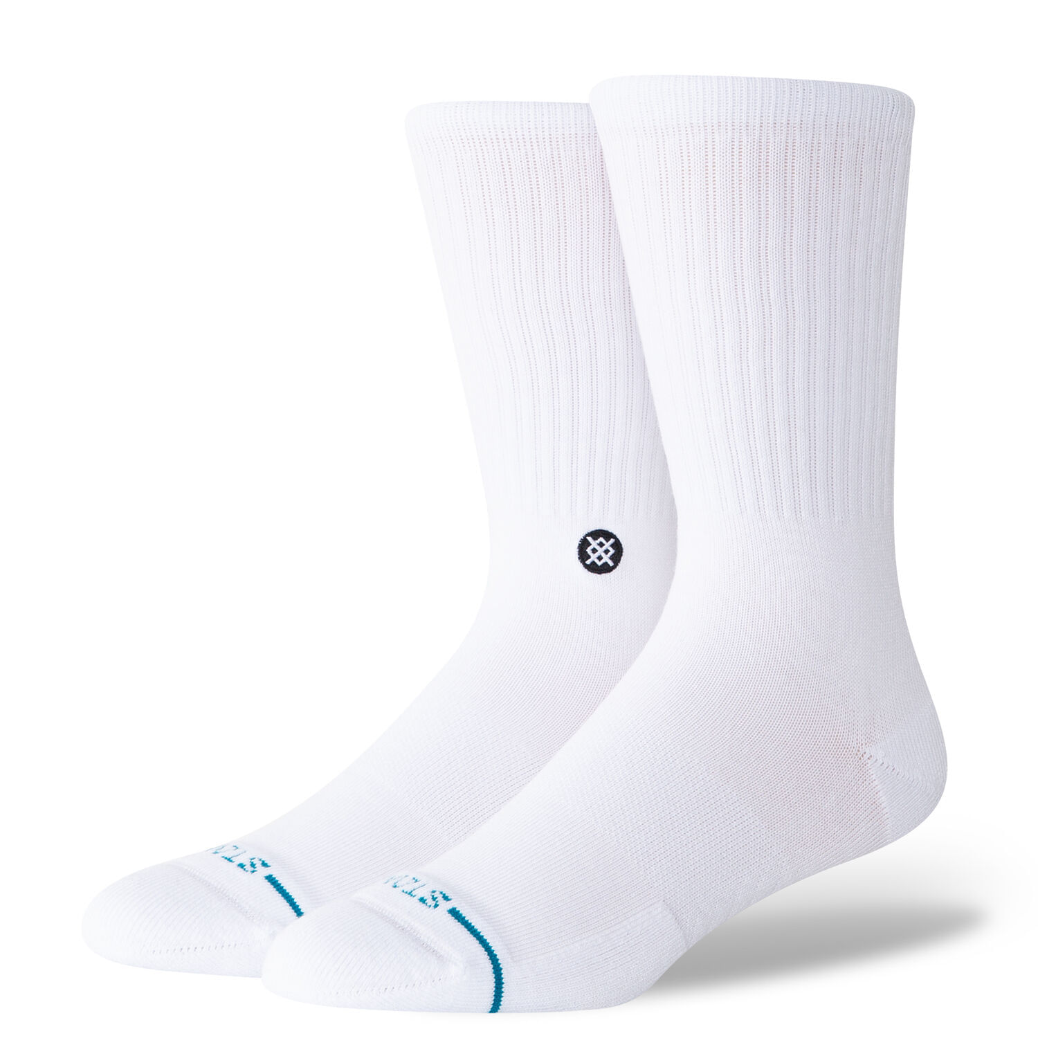 Stance-Icon-Crew-Sock---Men-s-White---Black