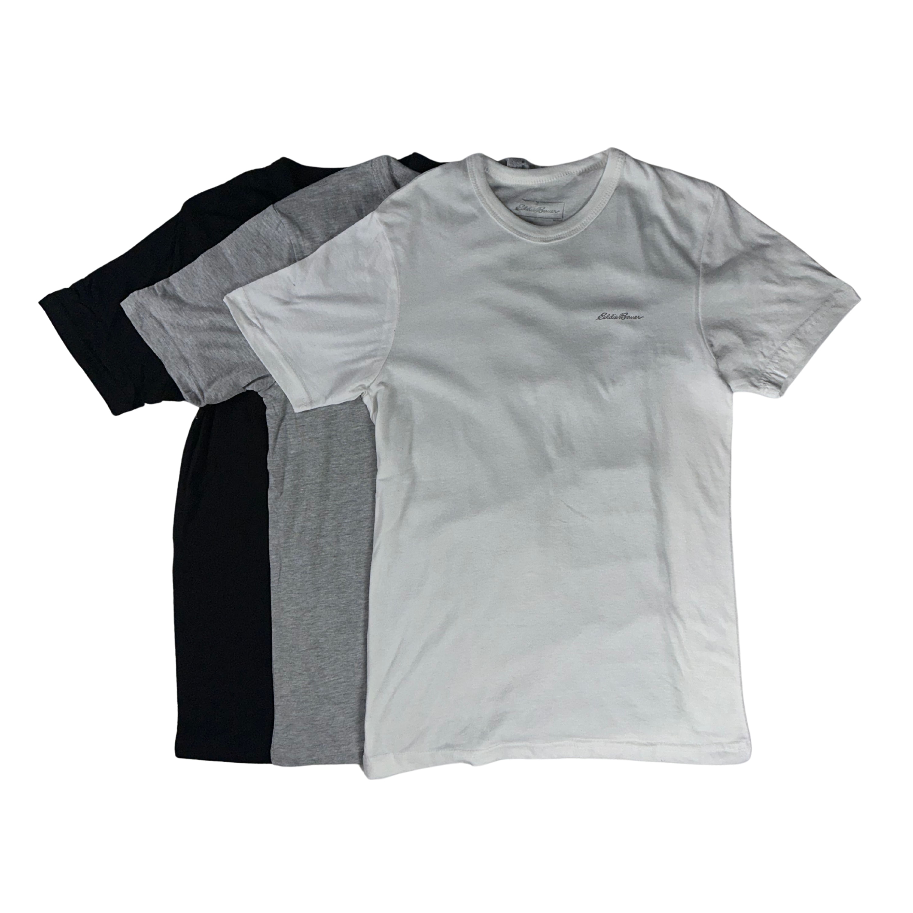Eddie-Bauer-3-Pack-Classic-Cotton-Crew---Men-s-Heather-Grey---White---Black