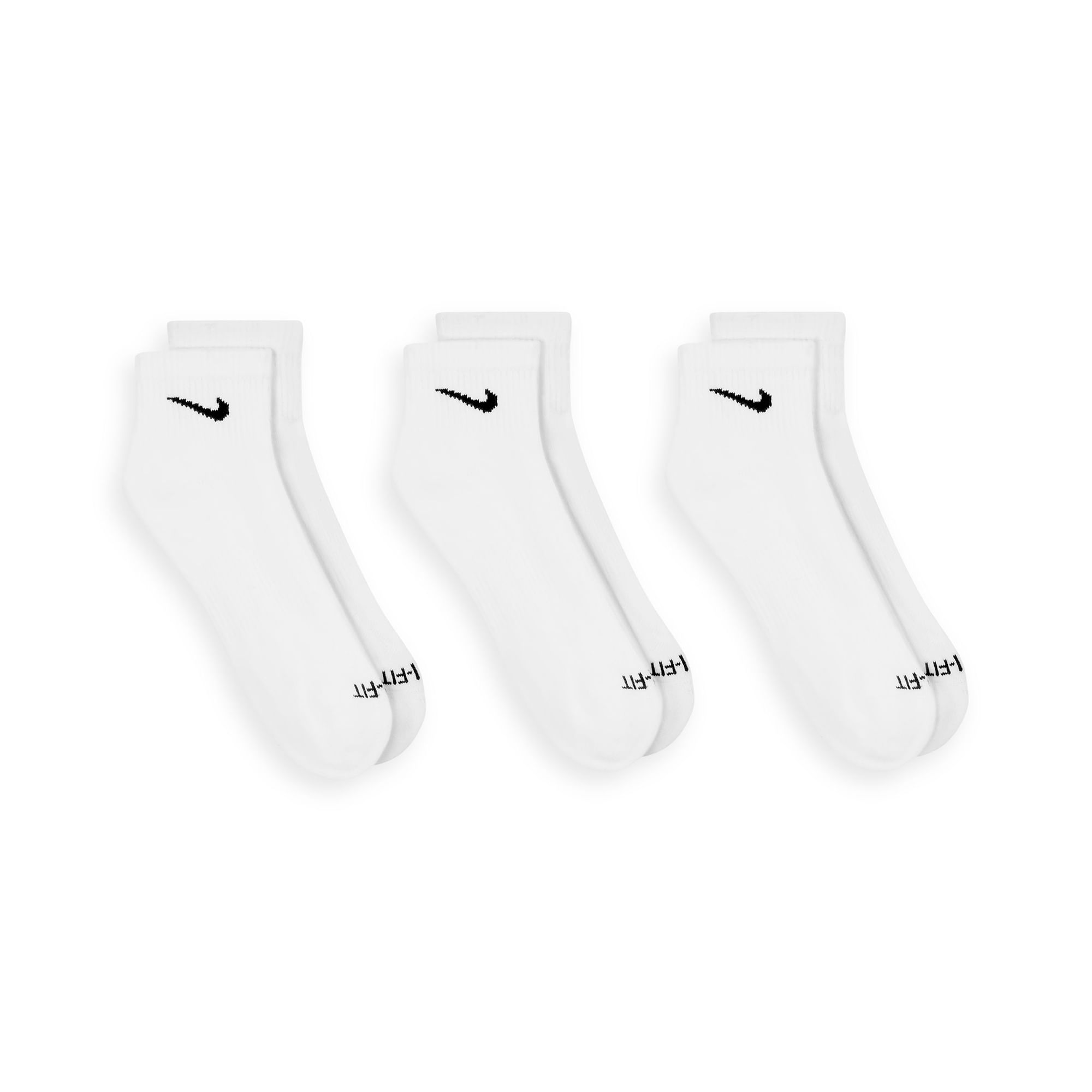 Nike-Everyday-Plus-Cushioned-Ankle-Sock--3-Pack--White---Black