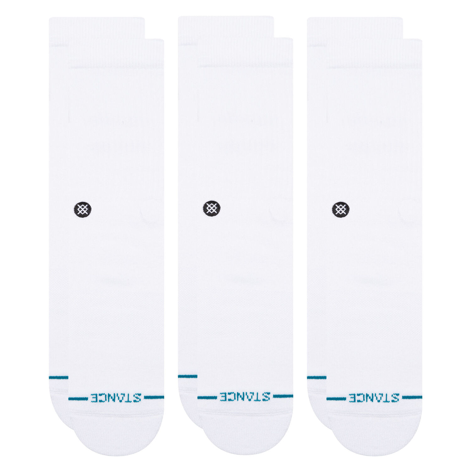Stance-Sock-Icon--3-Pack--White