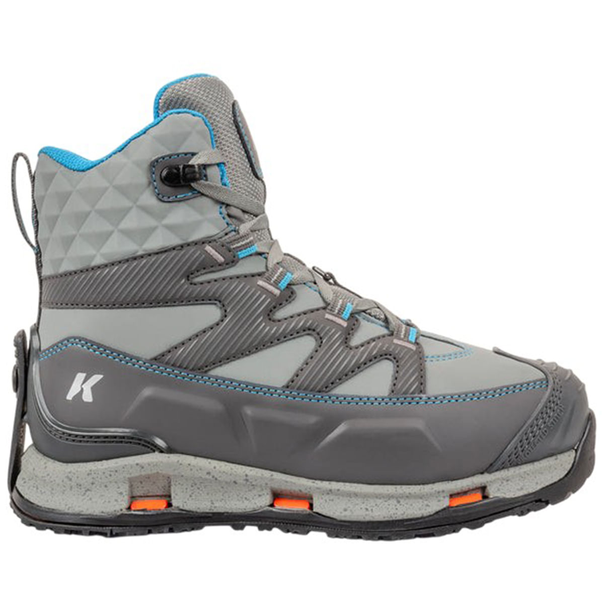 Korkers-Bantam-Lite-Sole-with-Felt-and-Kling-On---Women-s-Grey---Aqua