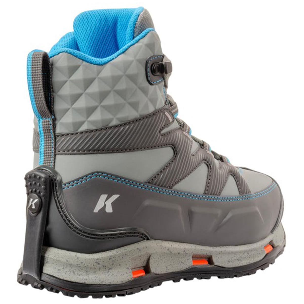 Korkers-Bantam-Lite-Sole-with-Felt-and-Kling-On---Women-s-Grey---Aqua