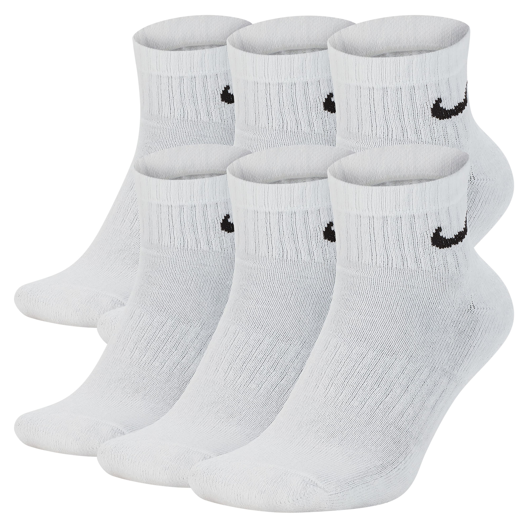 Nike-Everyday-Cushioned-Ankle-Sock--6-Pack--White---Black