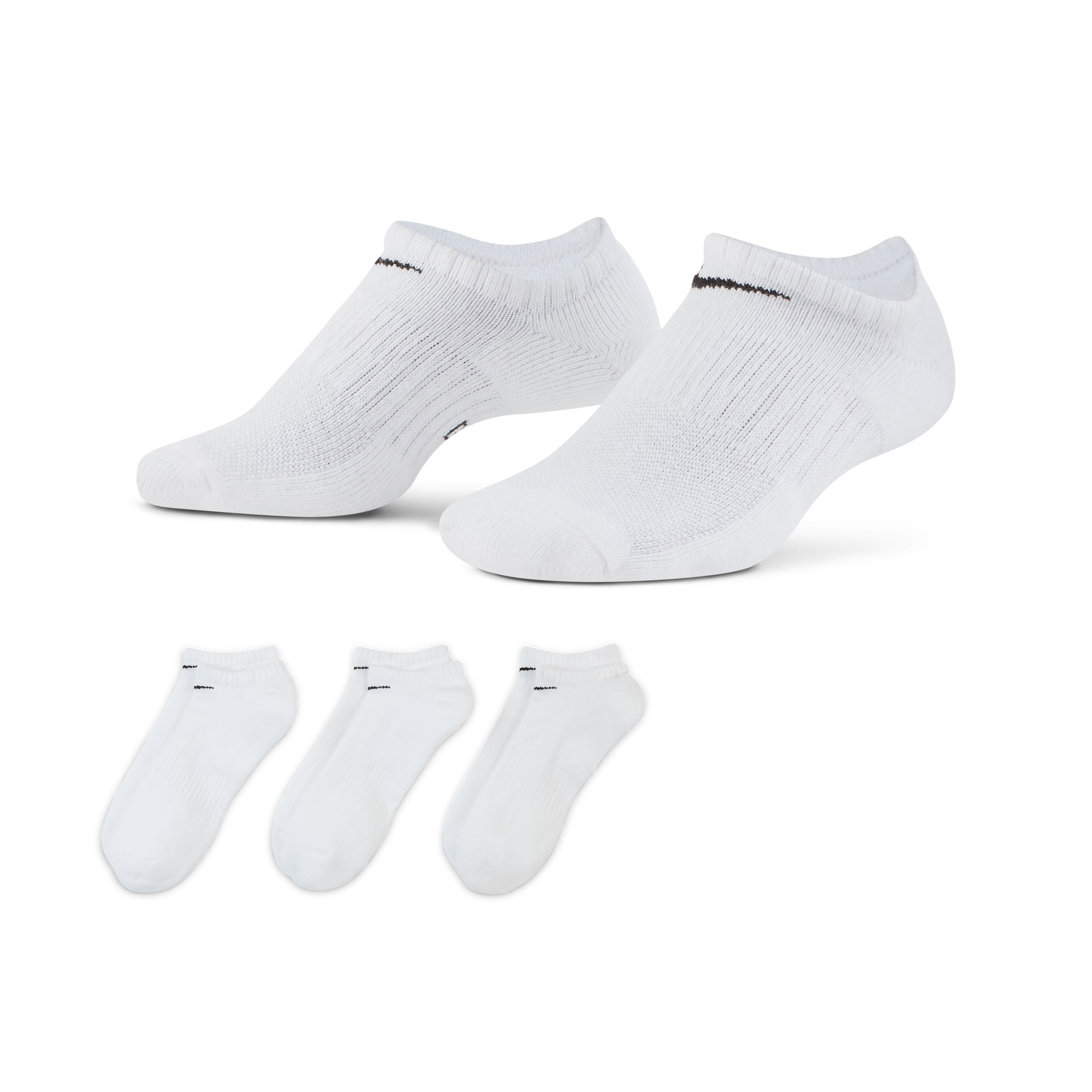 Nike-Everyday-Cushioned-No-Show-Sock--3-Pack--White---Black