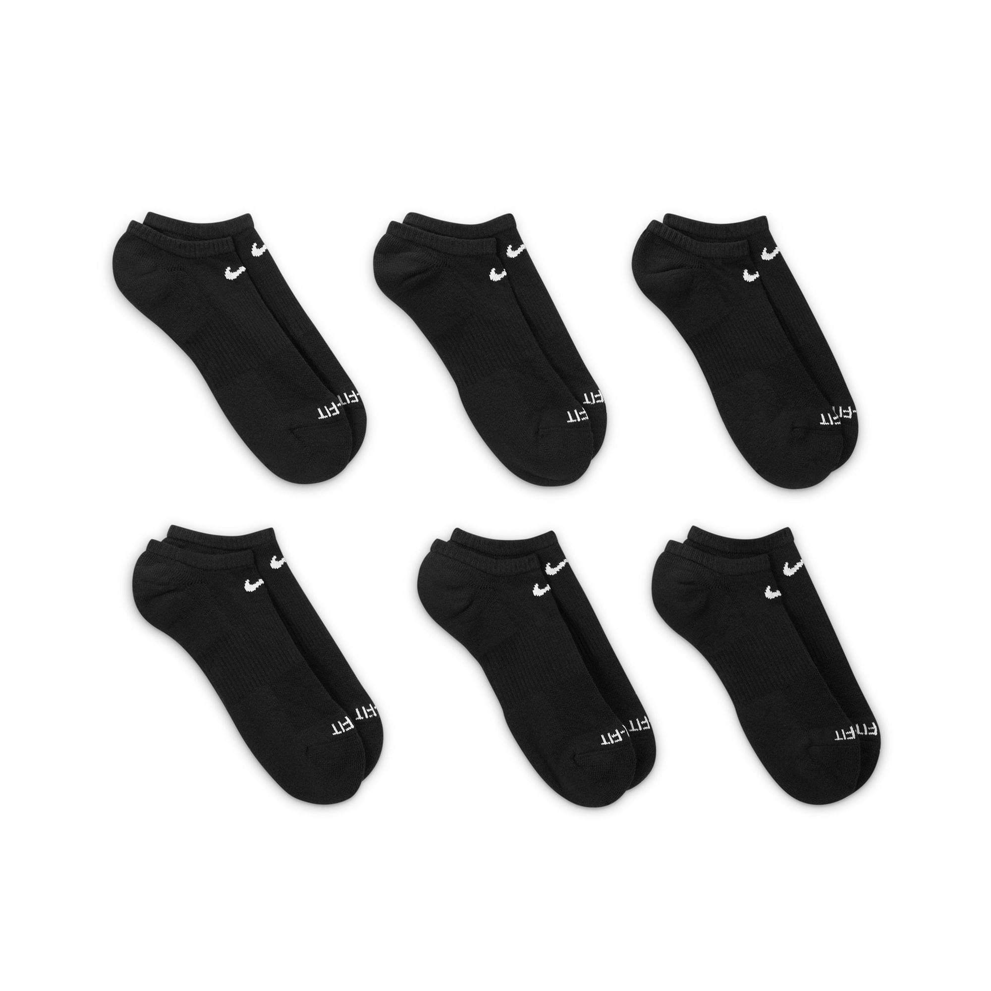 Nike-Everyday-Plus-Cushion-No-Show-Sock--6-Pack--Black---White
