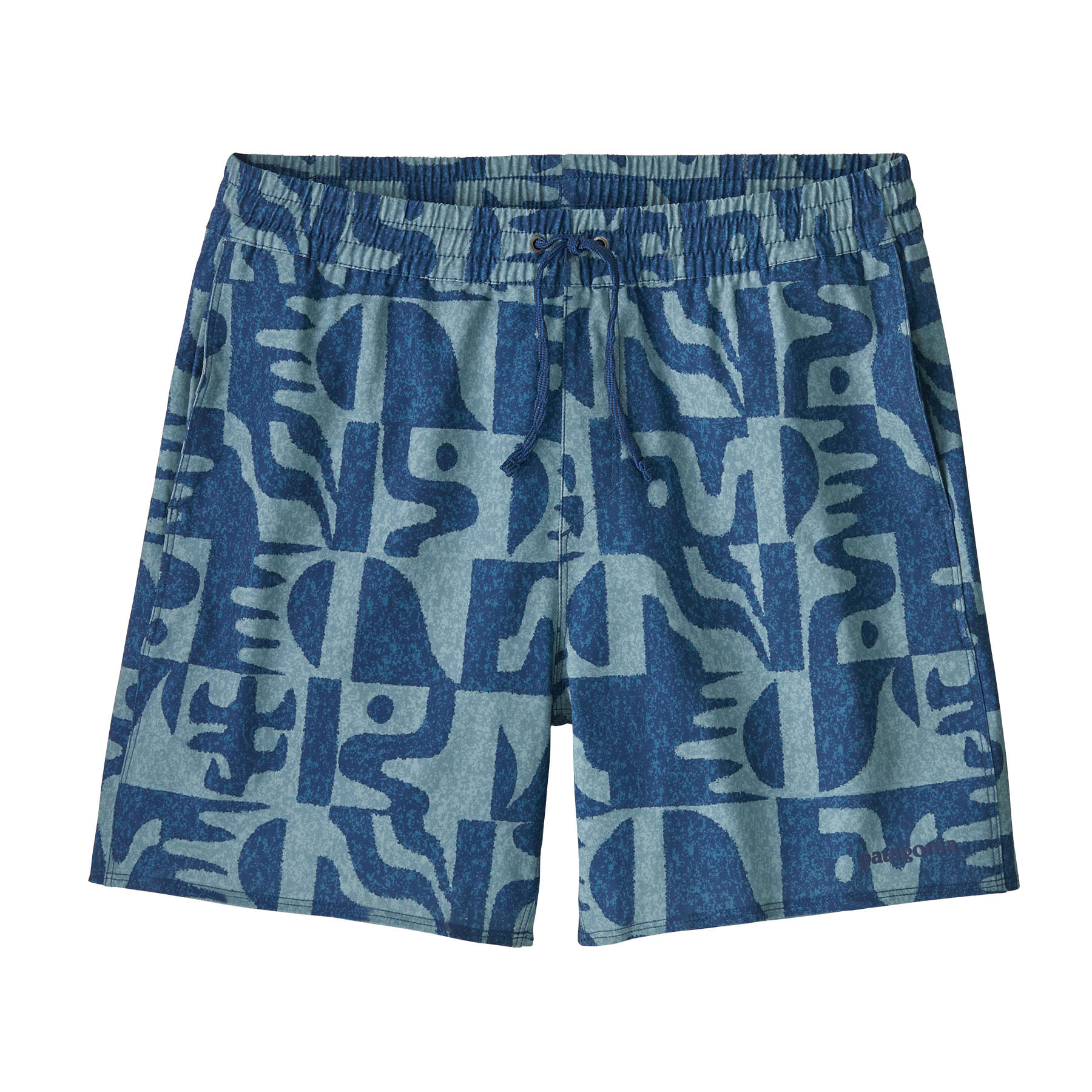 Patagonia-Hydropeak-16--Volley-Short---Men-s-Mother-Tree---Clement-Blue
