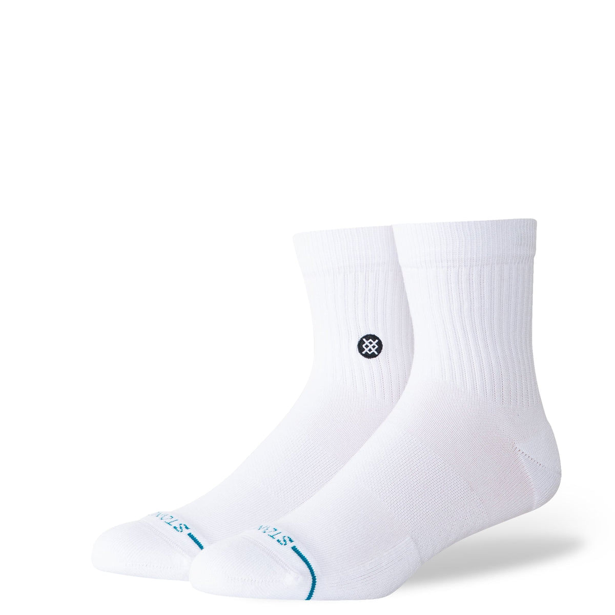Stance Cotton Quarter Sock (3 Pack) - White L