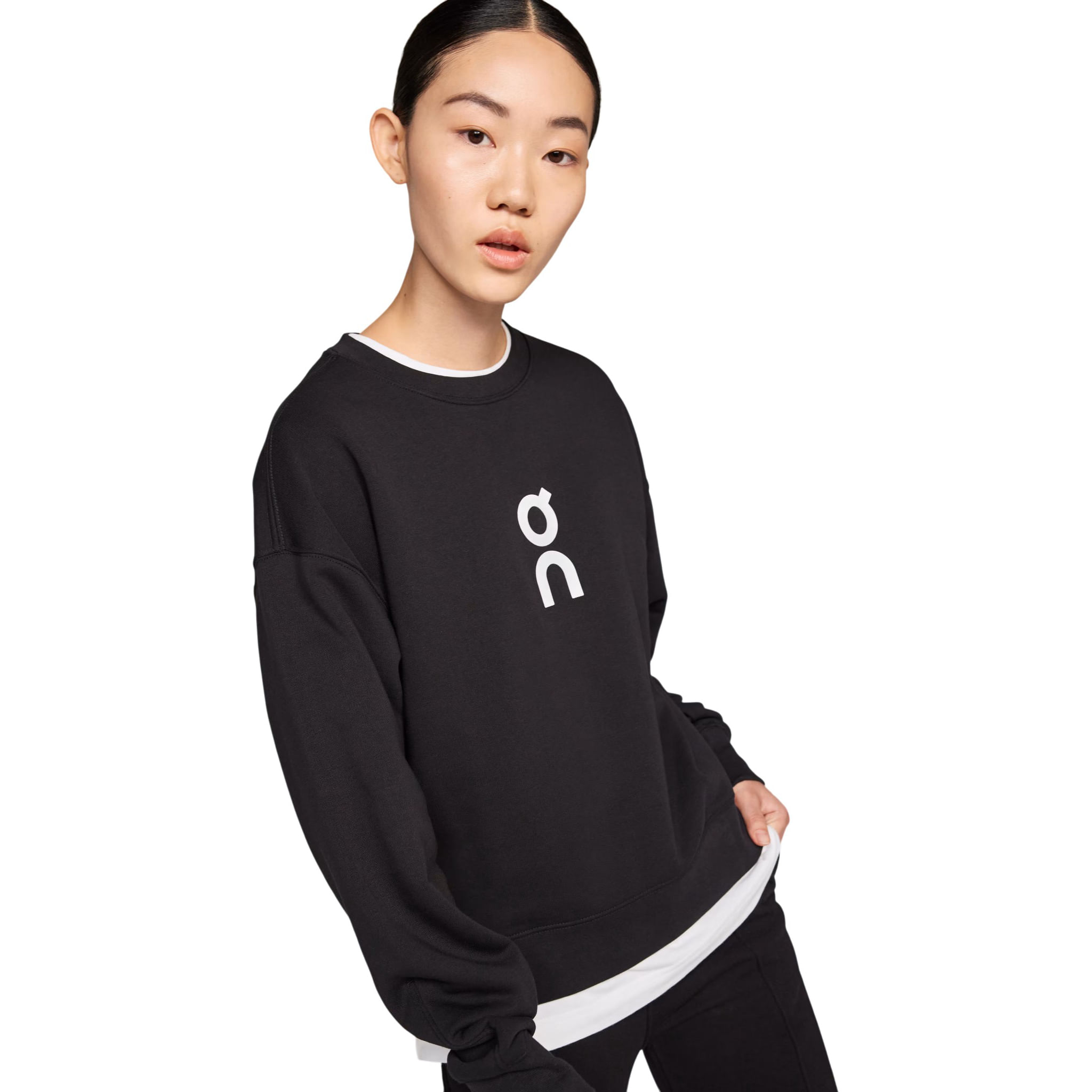 On-Club-Crew---Women-s-Black