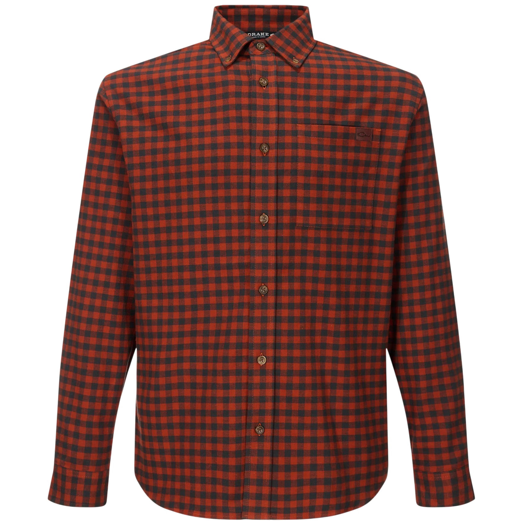 Drake Autumn Flannel Long-Sleeve T-Shirt - Men's - Arabian Spice / 2XL