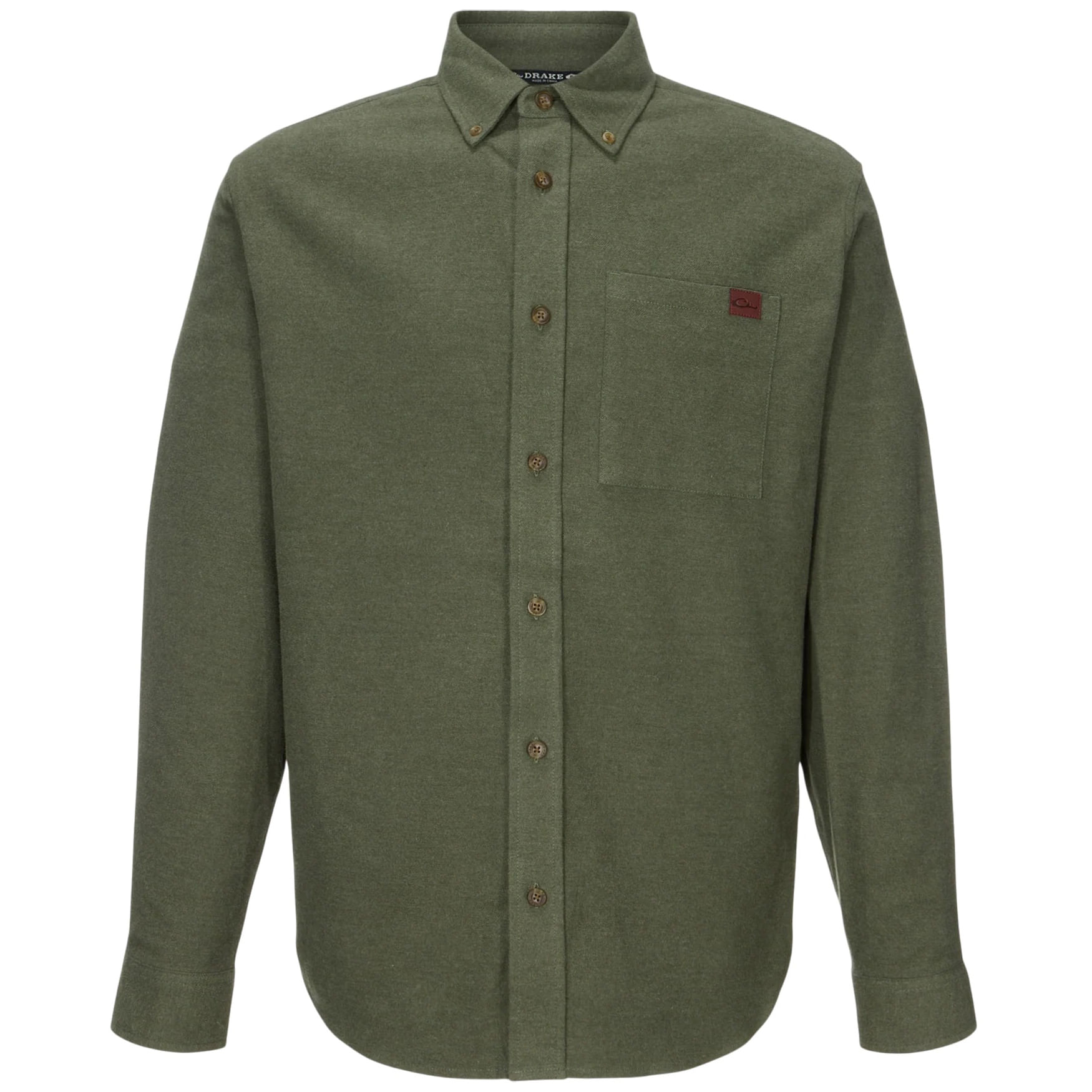 Drake-Autumn-Flannel-Long-Sleeve-T-Shirt---Men-s-Beetle-Heather