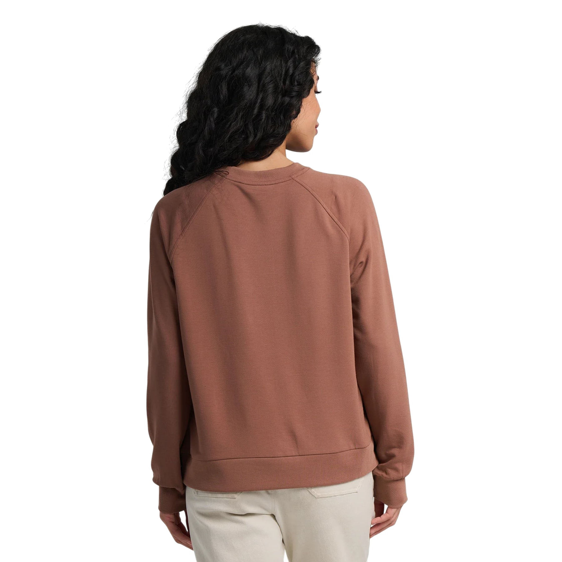 Free-Fly-WoMen-s-Bamboo-Lightweight-Fleece-Crew-Nutmeg