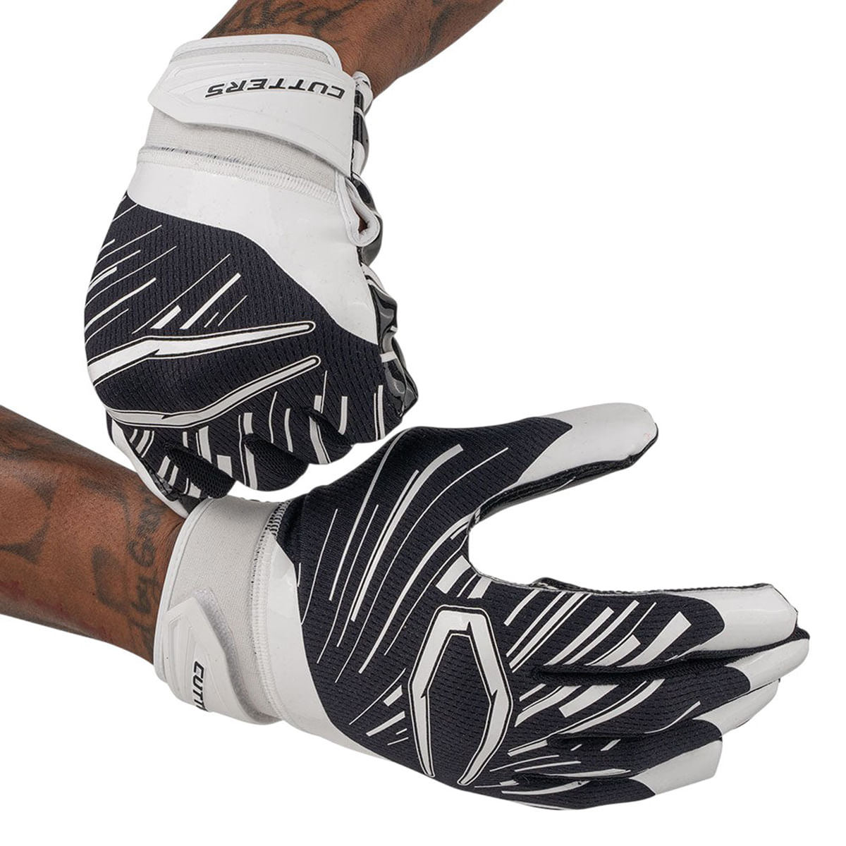 Cutters-Gloves-Game-Day-Pro-Receiver-Football-Glove-Black
