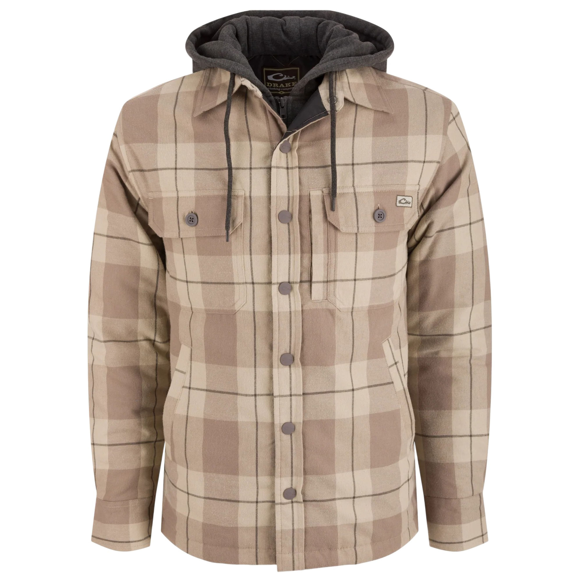 Drake-Waterfowl-The-Campfire-Flannel-Hoodie---Men-s-Aluminum