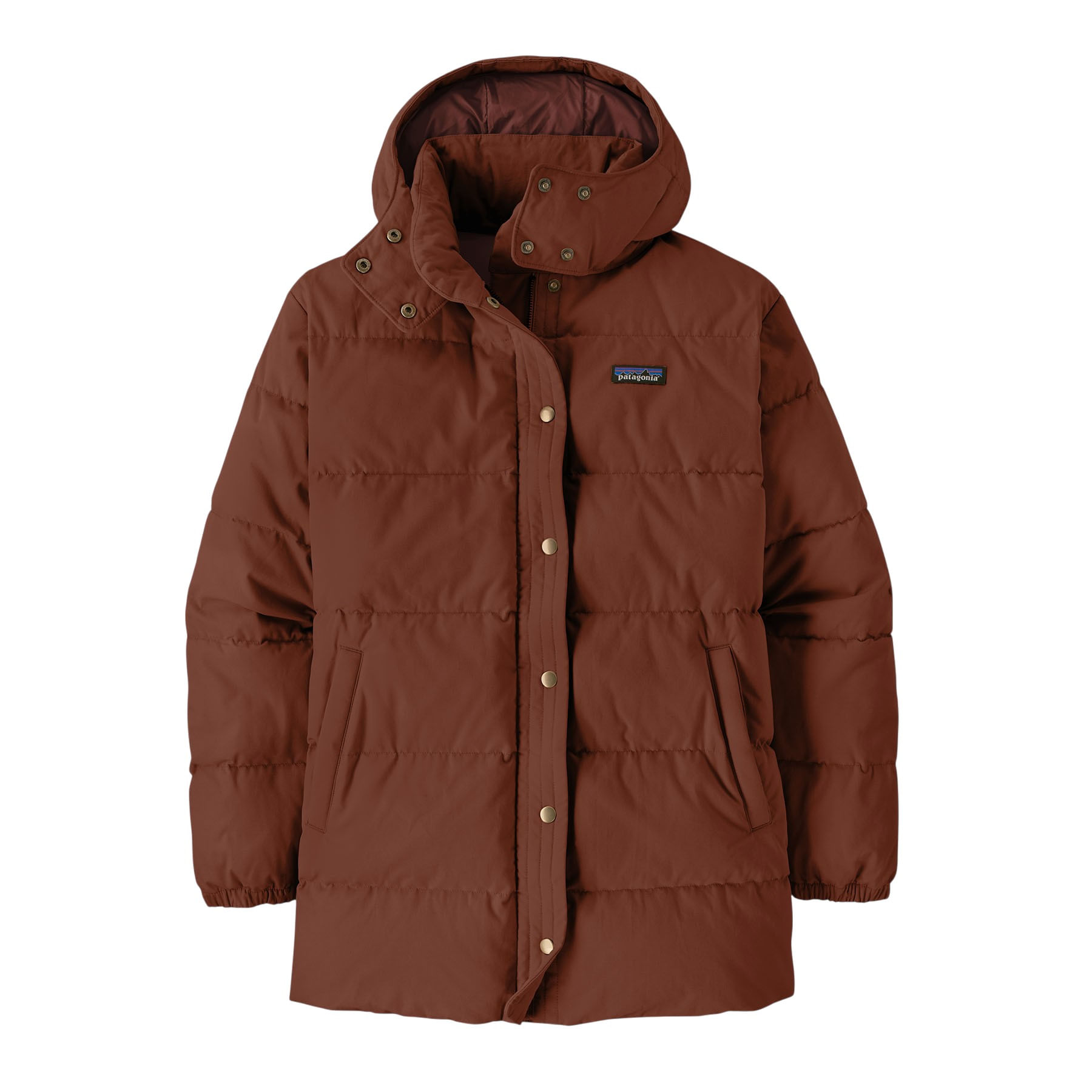 patagonia フード付きジャケット M ダークブラウン patagonia フード付きジャケット ブラウン - メルカリ