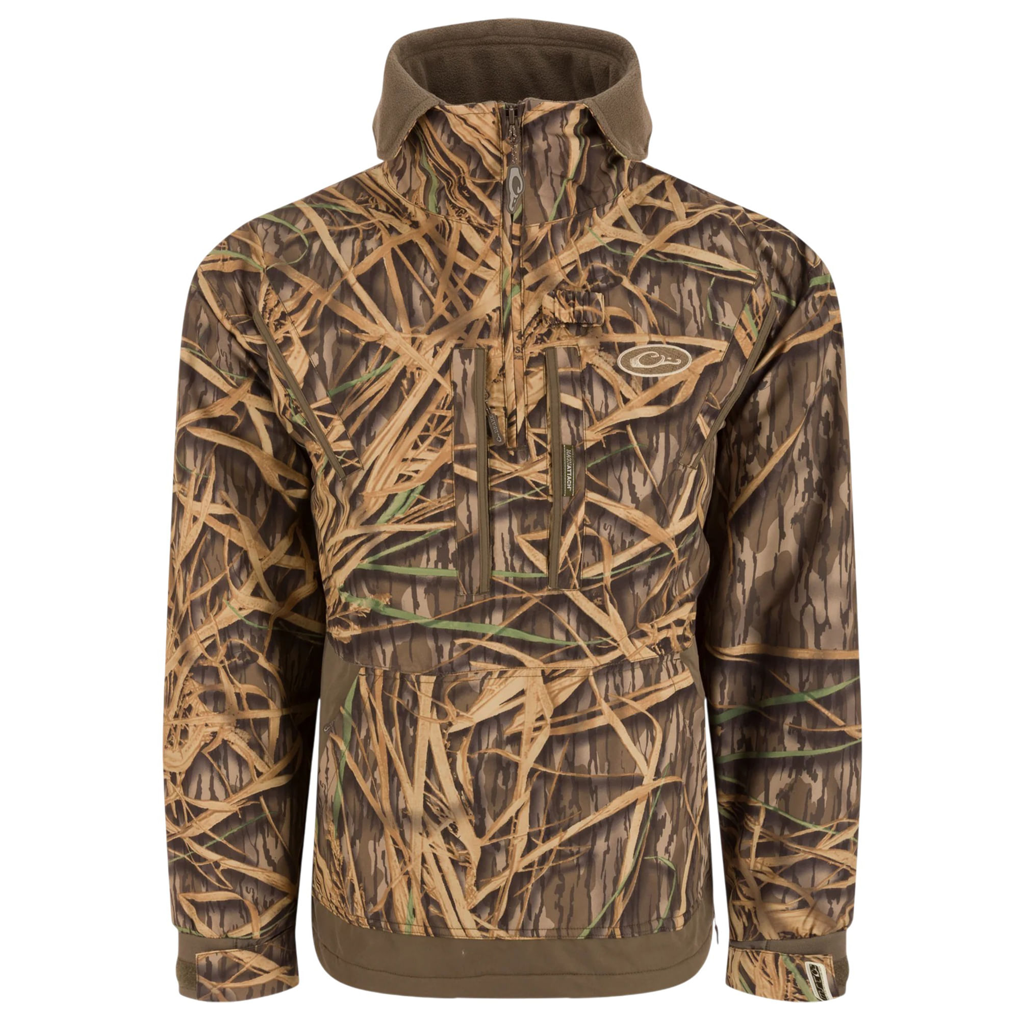 Drake MST Waterproof Fleece-Lined Quarter Zip Jacket - Men's - Als.com