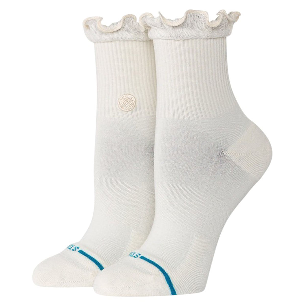 Stance-Ruffle-Icon-Quarter-Sock---Women-s-Ivory