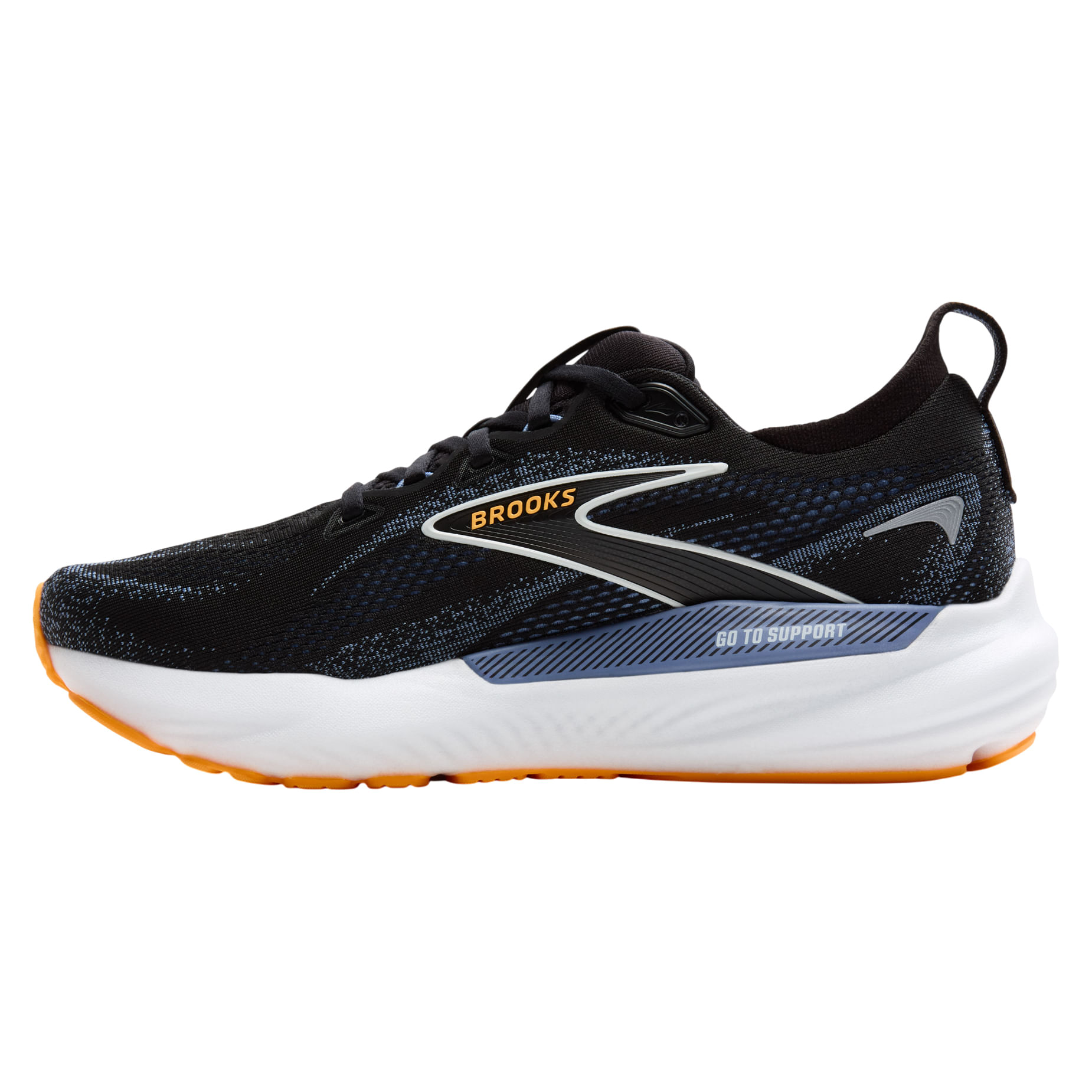 Brooks-Glycerin-GTS-22-Running-Shoe---Men-s-Black---Country-Blue---Orange-Pop